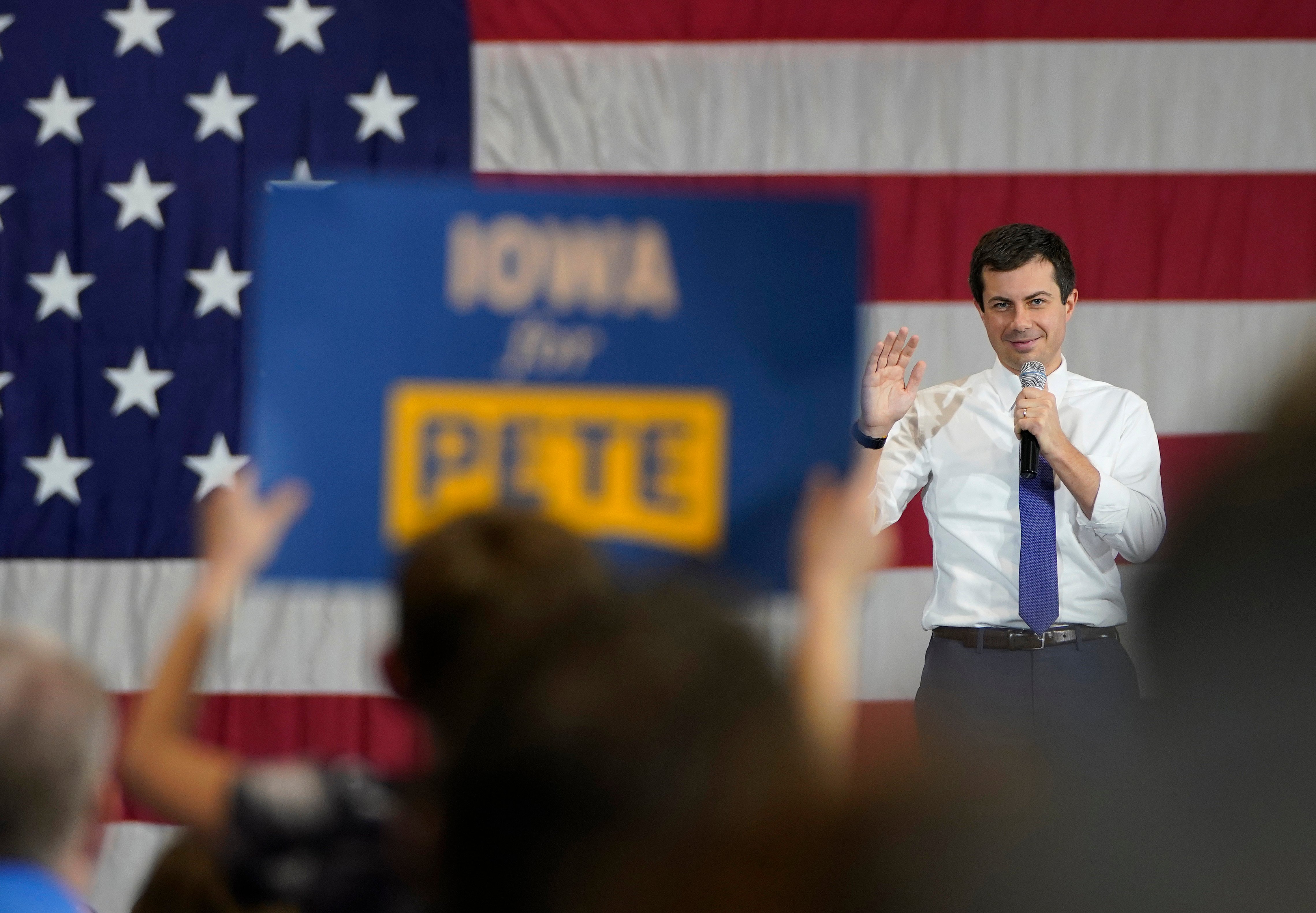 CORALVILLE, IOWA - DECEMBER 08: Democratic presidential candidate South Bend, Indiana Mayor Pete Buttigieg speaks to Iowa voters at a campaign event December 08, 2019 in Coralville, Iowa. Less than two months remain before Iowa holds its caucuses in the nation's first contest in the 2020 presidential election. (Photo by Win McNamee/Getty Images)