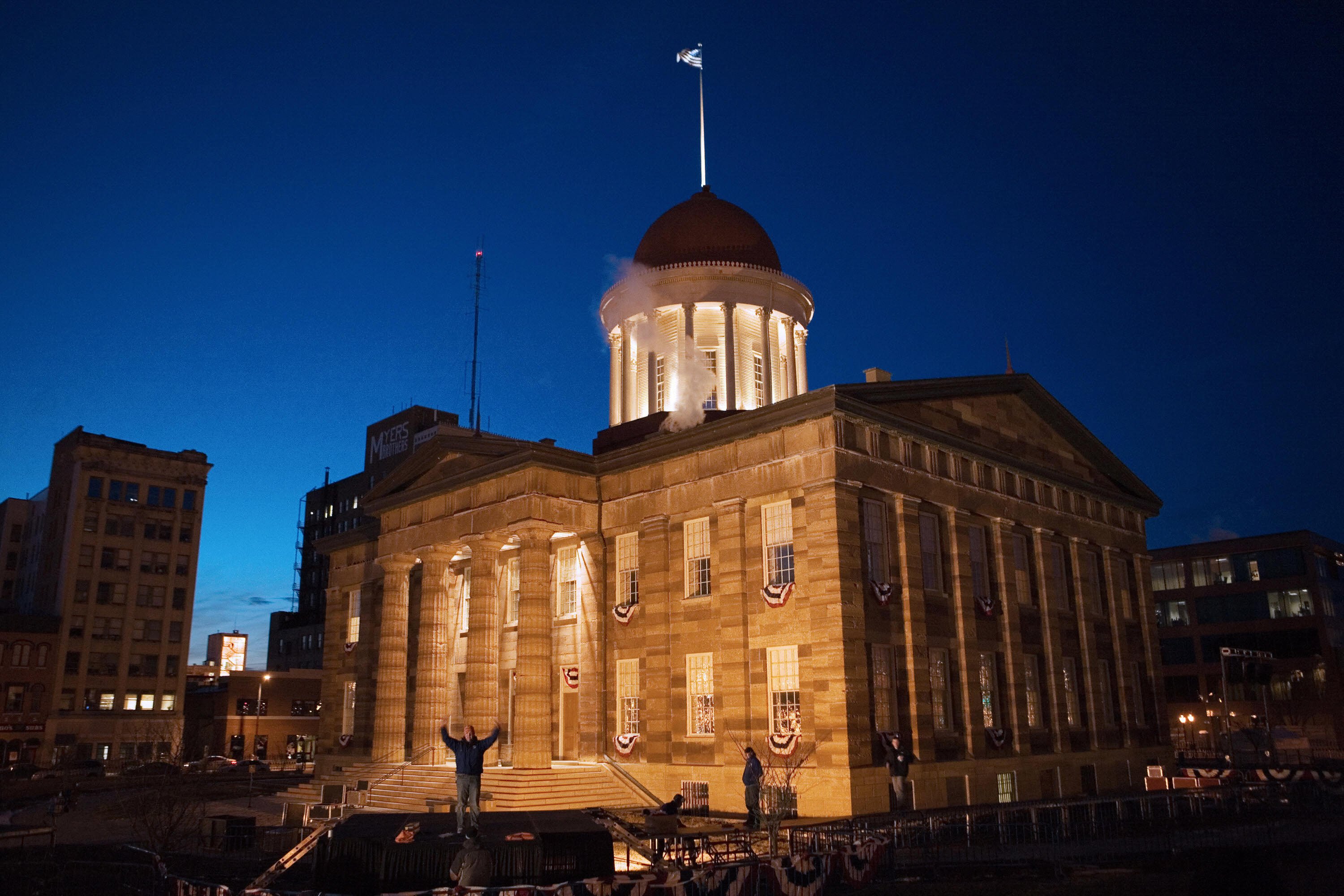 The Old State Capitol in Springfield, Illinois. (Mandel Ngan/AFP/Getty Images)