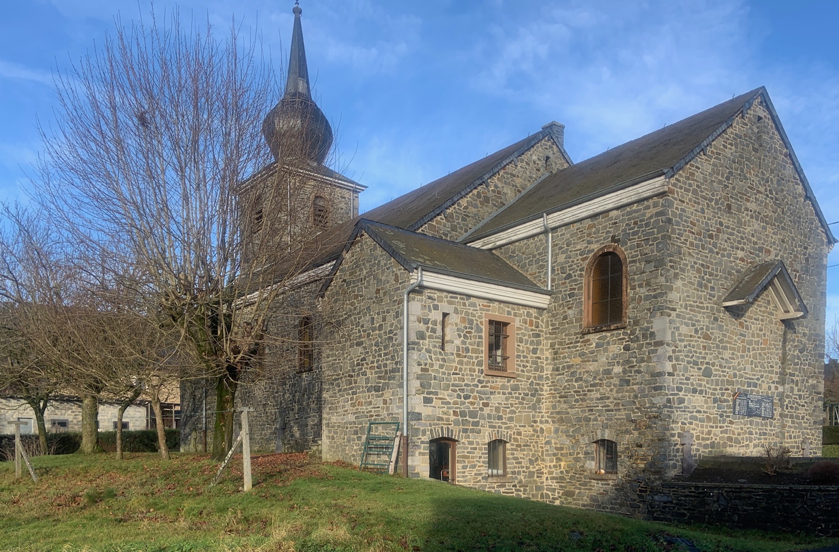 A church stands at the center of the Belgian village of Longvilly. Virginia Kruta/The Daily Caller