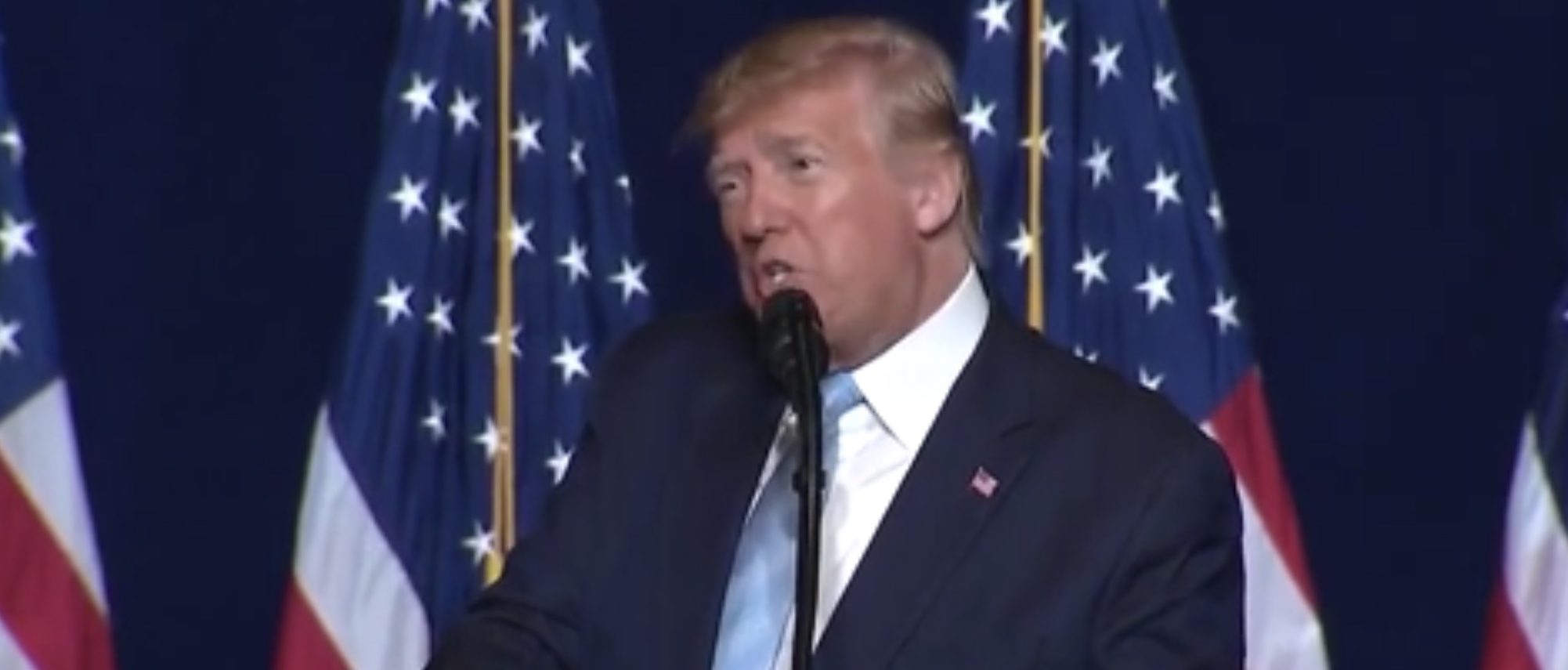 President Donald Trump helps launch “Evangelicals for Trump” at a Miami, Florida event, Jan. 3, 2020. YouTube screenshot.
