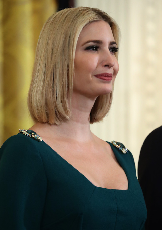 White House senior advisor Ivanka Trump attends a Hanukkah Reception in the East Room of the White House on December 11, 2019 in Washington, DC. (Photo by Mark Wilson/Getty Images)