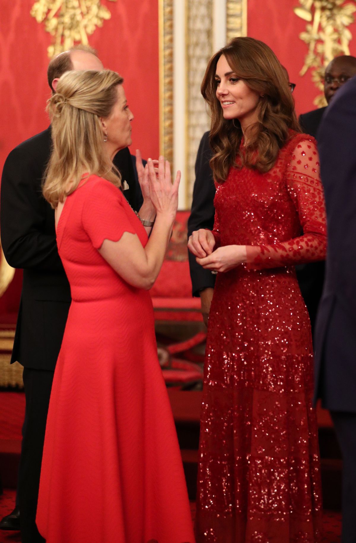 Kate Middleton Wows In Gorgeous Sparkling Red Dress At Royal Reception