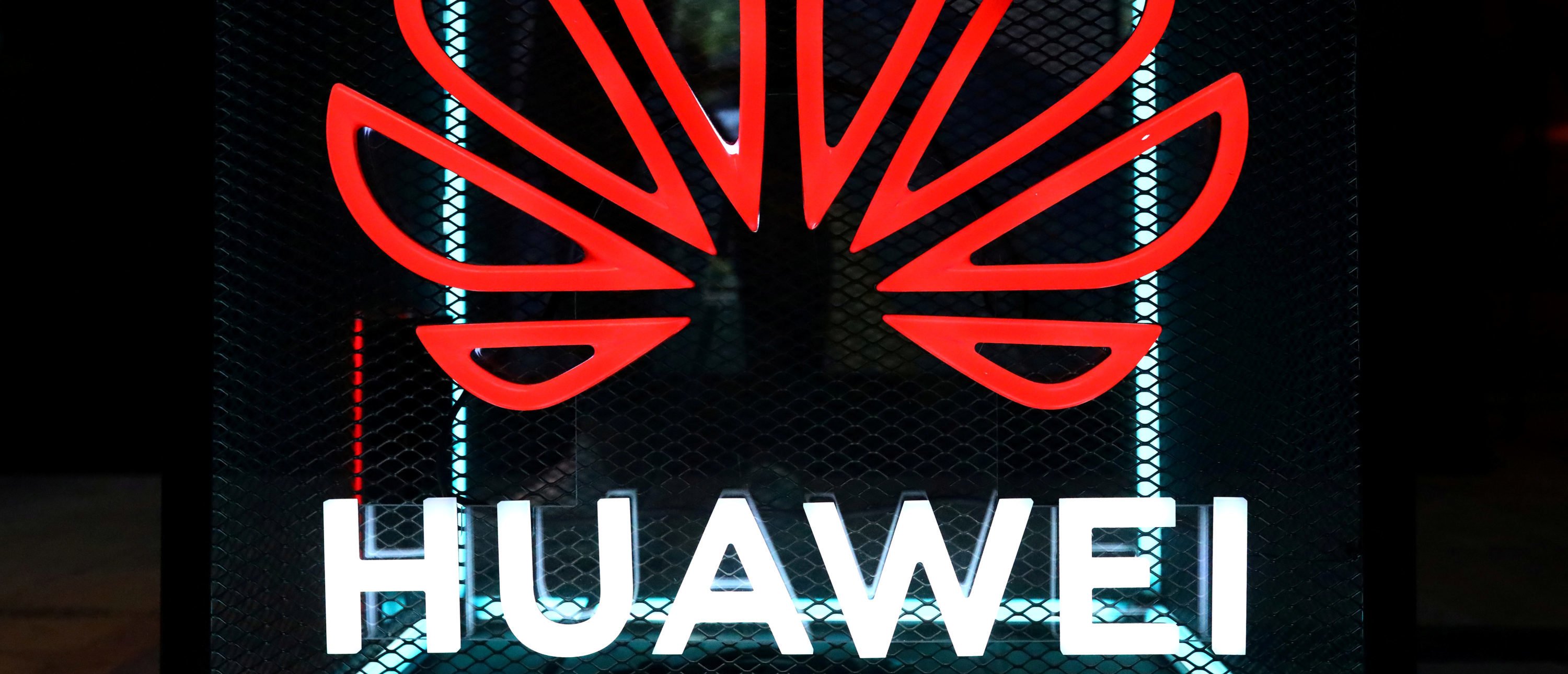 The Huawei logo is pictured at the IFA consumer tech fair in Berlin, Germany, Sept. 5, 2019. REUTERS/Hannibal Hanschke/File Photo