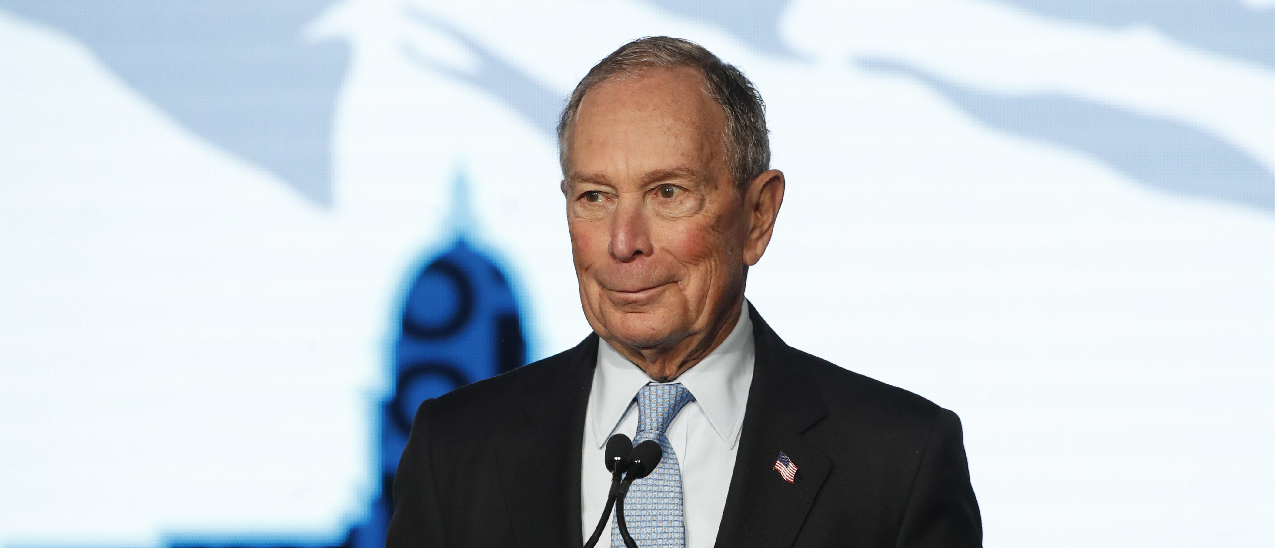 SALT LAKE CITY, UT - FEBRUARY 20: Democratic presidential candidate, former New York City mayor Mike Bloomberg talks to supporters at a rally on February 20, 2020 in Salt Lake City, Utah. Bloomberg is making his second visit to Utah before it votes on super Tuesday March 3rd.(Photo by George Frey/Getty Images)
