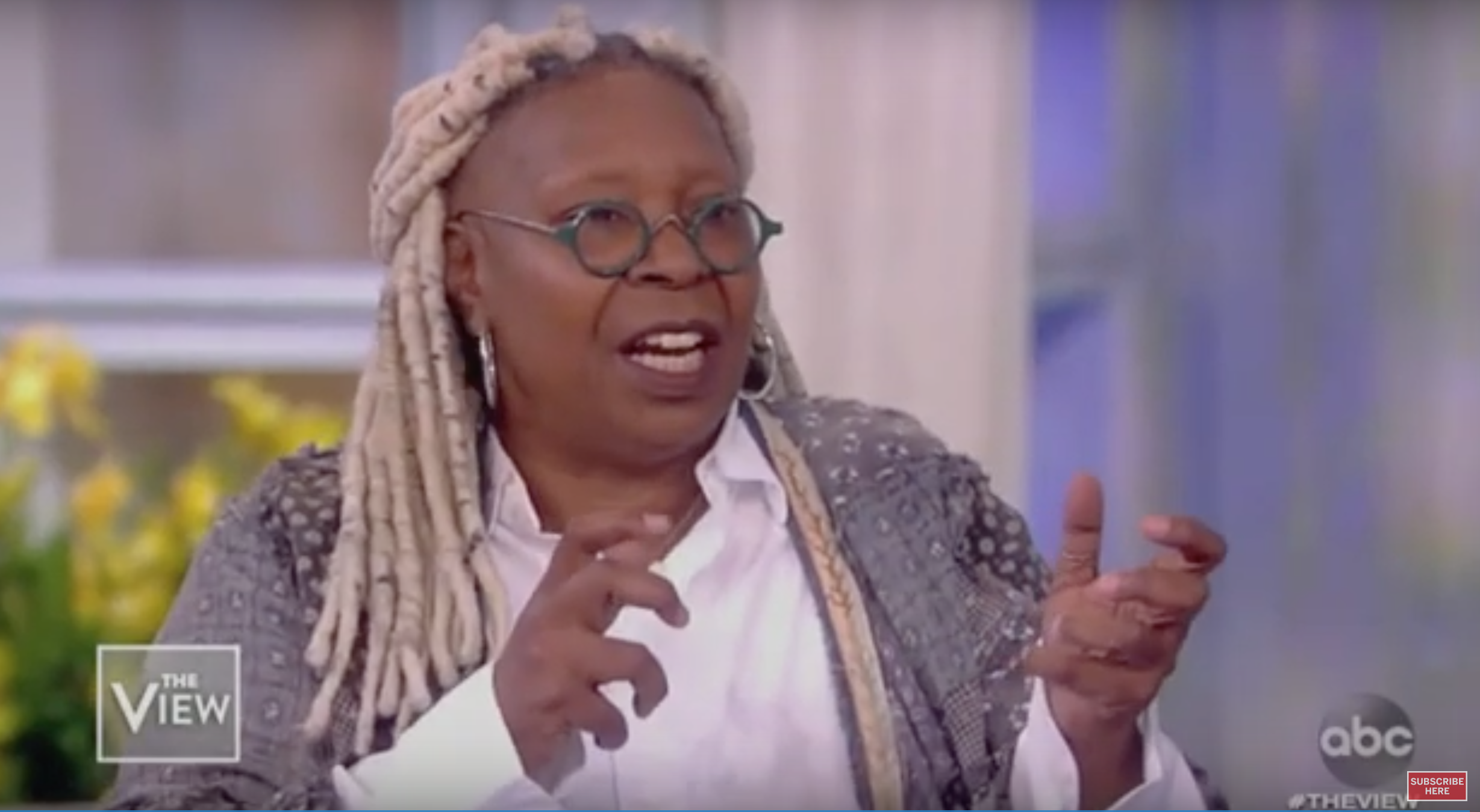 Whoopi Goldberg appears on "The View." Screen Shot/ABC