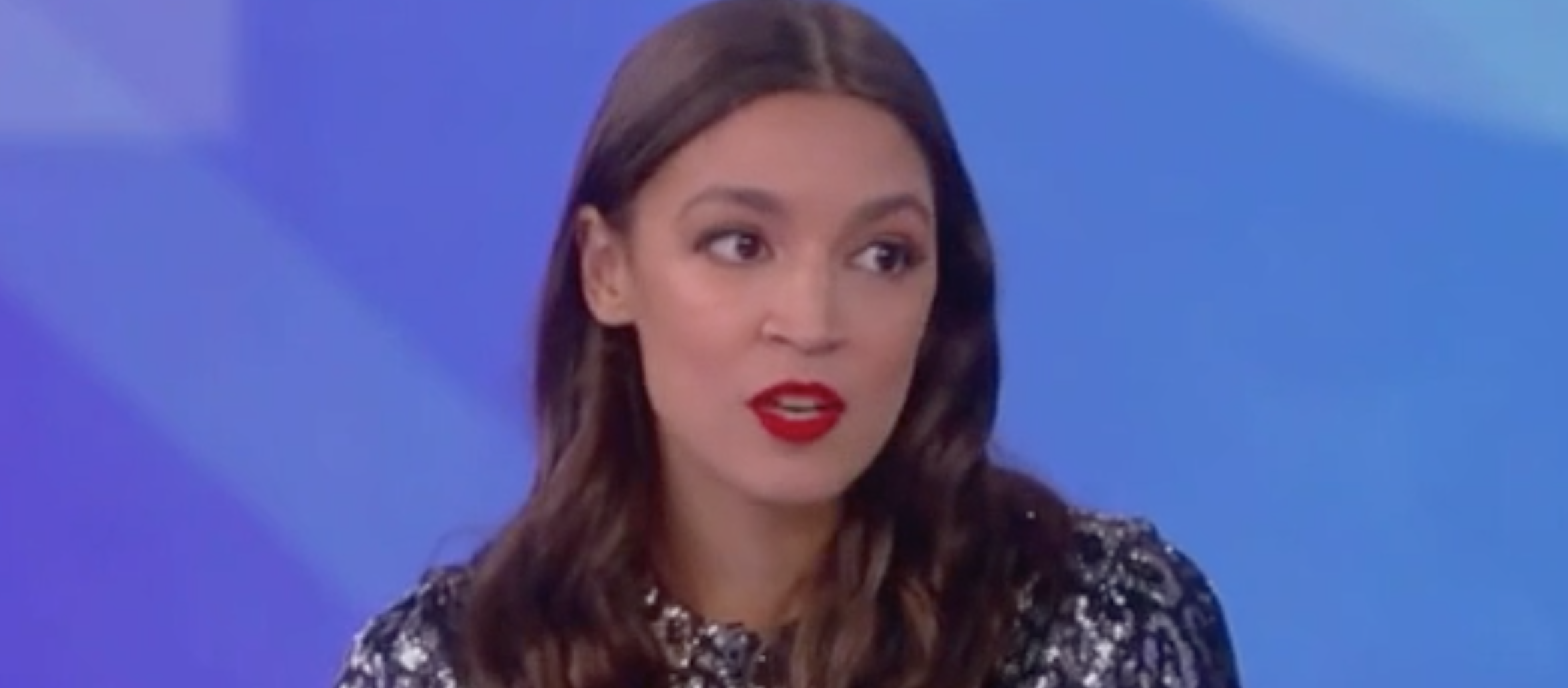 Alexandria Ocasio-Cortez appears on "The View." Screen Shot/ABC