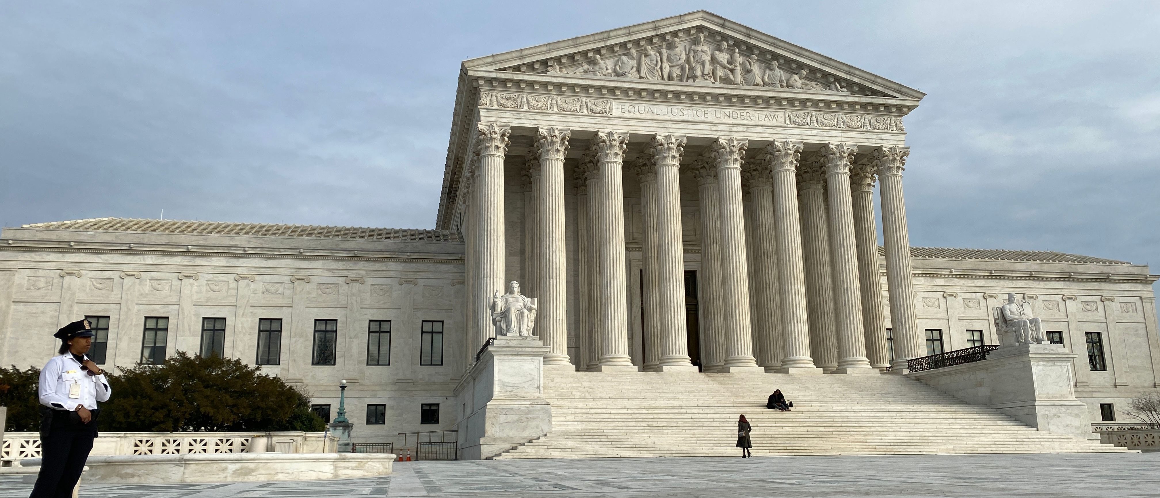 The Supreme Court is seen on Feb. 1, 2020. (Daniel Slim/AFP/Getty Images)