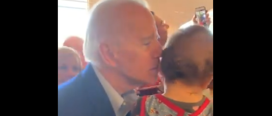 Biden Filmed Sniffing Baby On Super Tuesday In Viral Video ...