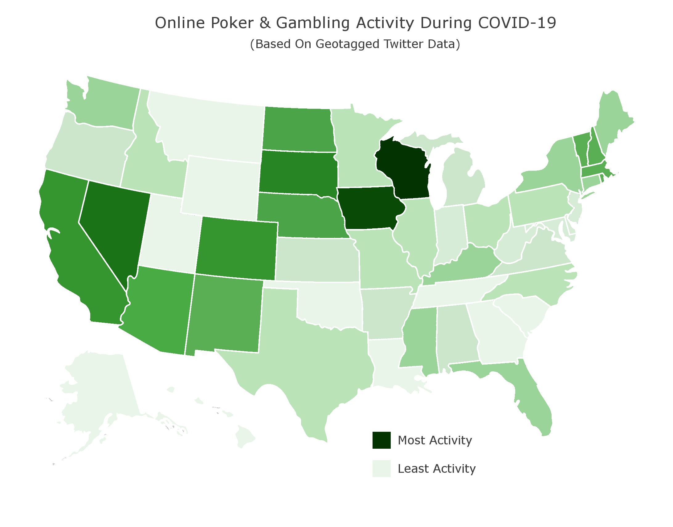 Gambling Coronavirus Map (Credit: casinoinsider.com)