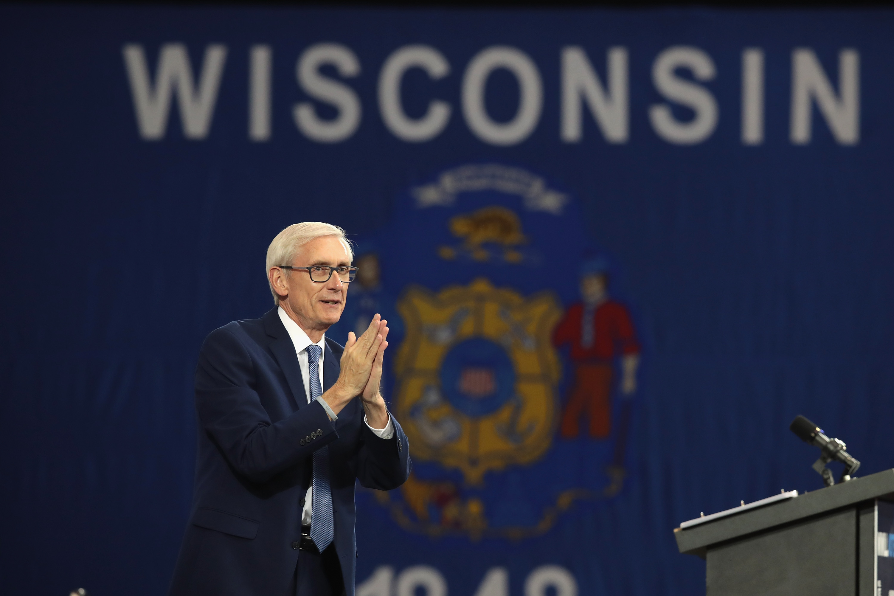  Wisconsin Governor Tony Evers (Photo by Scott Olson/Getty Images)