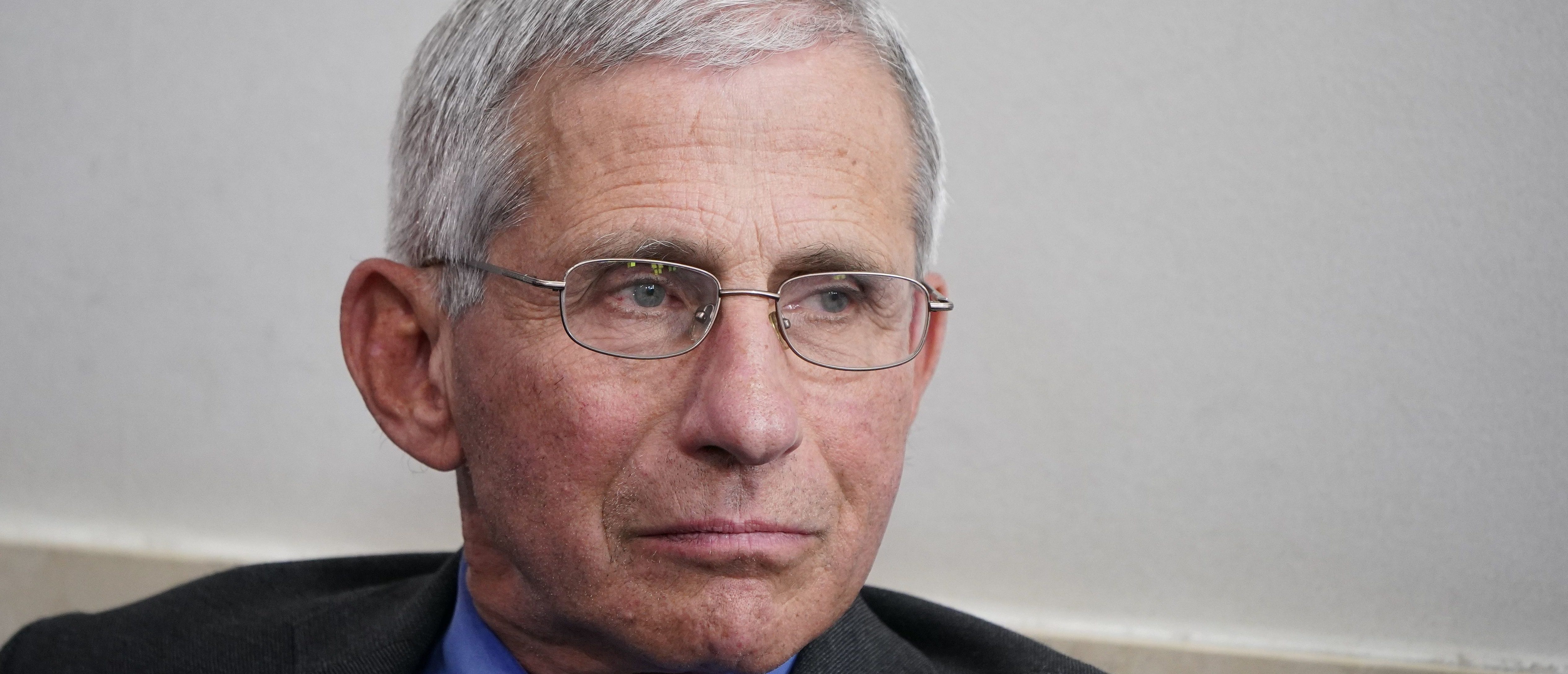 Director of the National Institute of Allergy and Infectious Diseases Anthony Fauci listens during the daily briefing on the novel coronavirus, COVID-19, in the Brady Briefing Room at the White House on April 6, 2020, in Washington, DC. (Photo by MANDEL NGAN/AFP via Getty Images)