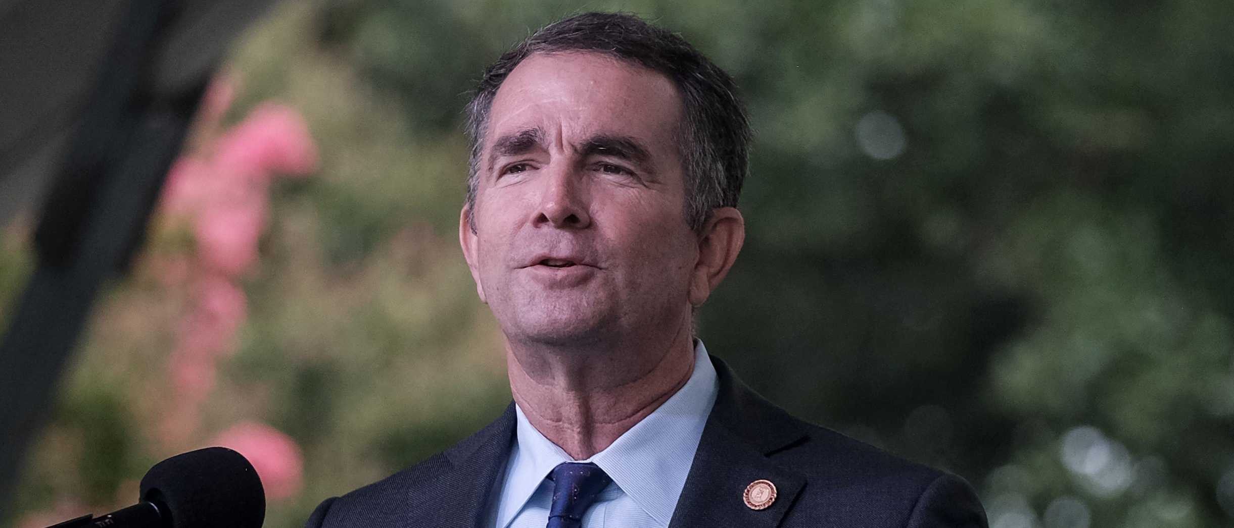 Virginia's Governor Ralph Northam delivers a speech. U.S., August 24, 2019. REUTERS/Michael A. McCoy