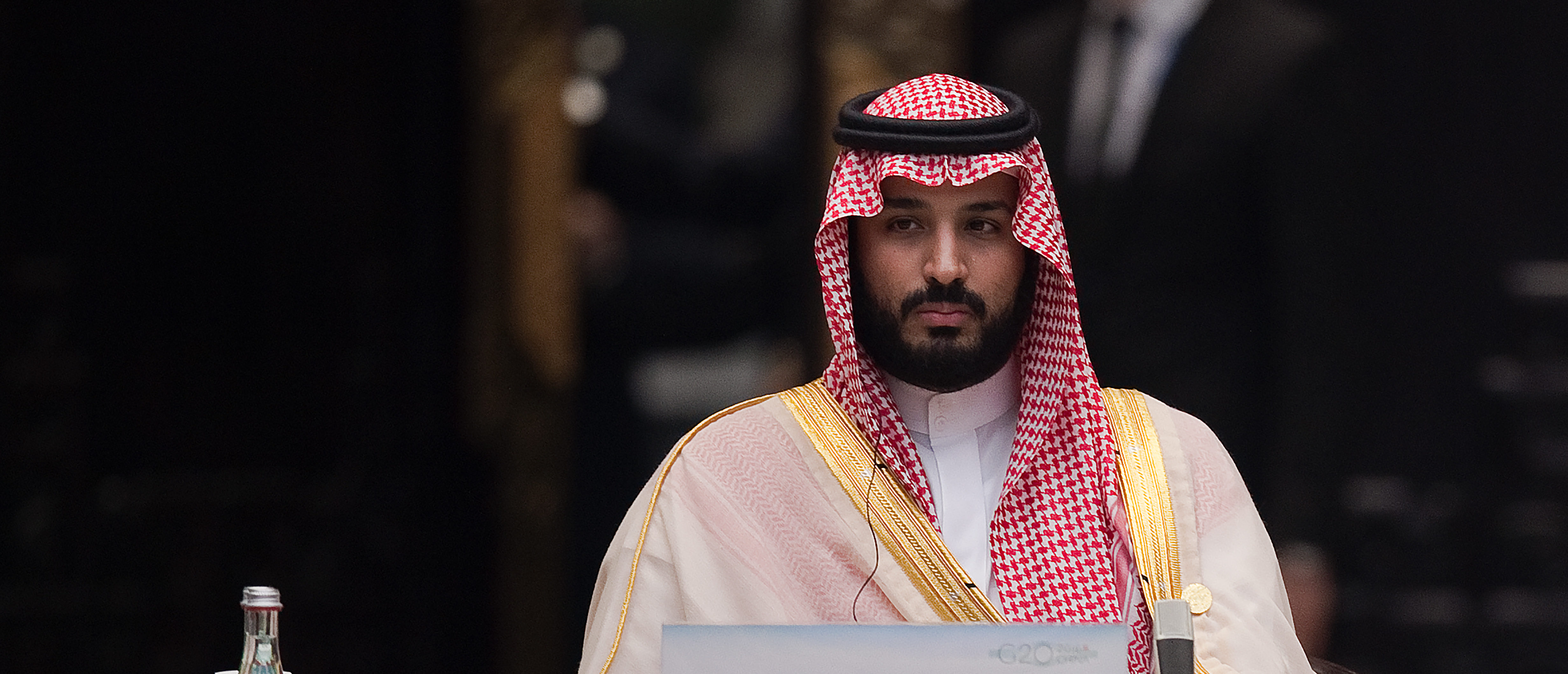 HANGZHOU, CHINA - SEPTEMBER 04: Saudi Arabia Deputy Crown Prince Mohammed bin Salman attends the G20 opening ceremony at the Hangzhou International Expo Center on September 4, 2016 in Hangzhou, China. World leaders are gathering for the 11th G20 Summit from September 4-5. (Photo by Nicolas Asfouri - Pool/Getty Images)