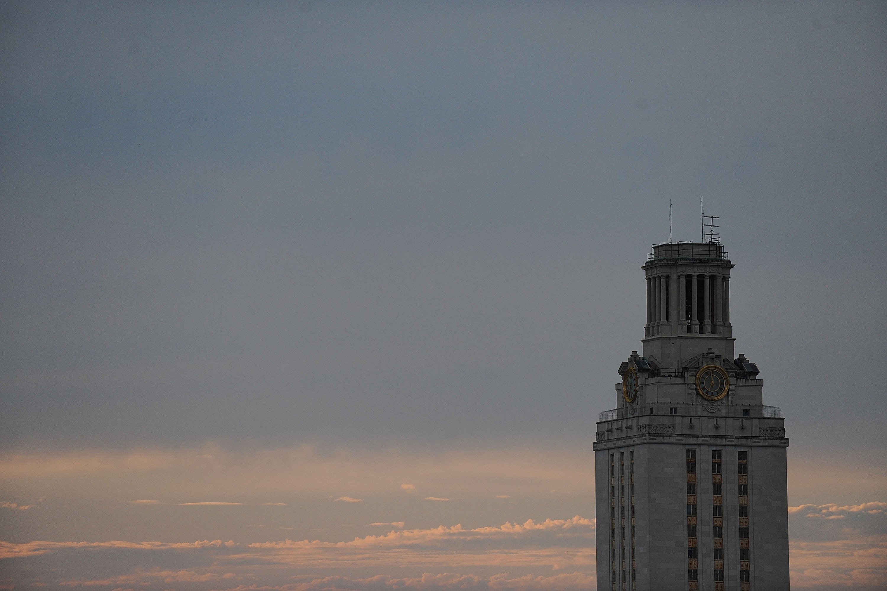 The University of Texas Tower on the University of Texas campus on September 19, 2009 in Austin, Texas. (Photo by Ronald Martinez/Getty Images)