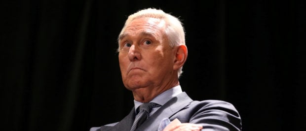 FILE PHOTO: Roger Stone, longtime ally of U.S. President Donald Trump, arrives for a news conference in Washington, U.S., January 31, 2019. REUTERS/Leah Millis/File Photo