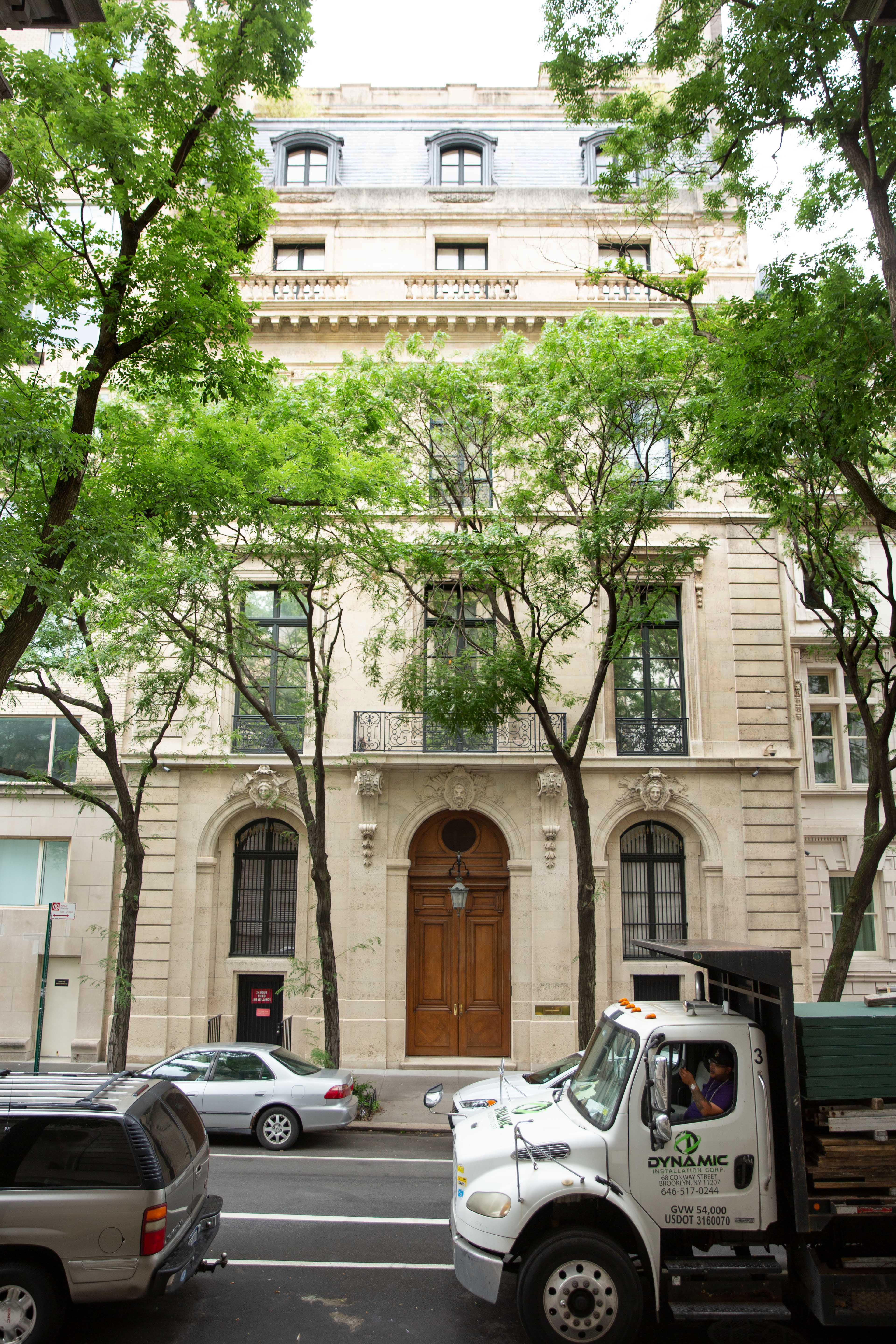 NEW YORK, NY - JULY 08: A residence belonging to Jeffrey Epstein at East 71st street is seen on the Upper East Side of Manhattan on July 8, 2019 in New York City. According to reports, Epstein is charged with running a sex-trafficking operation out of his opulent mansion. (Photo by Kevin Hagen/Getty Images)