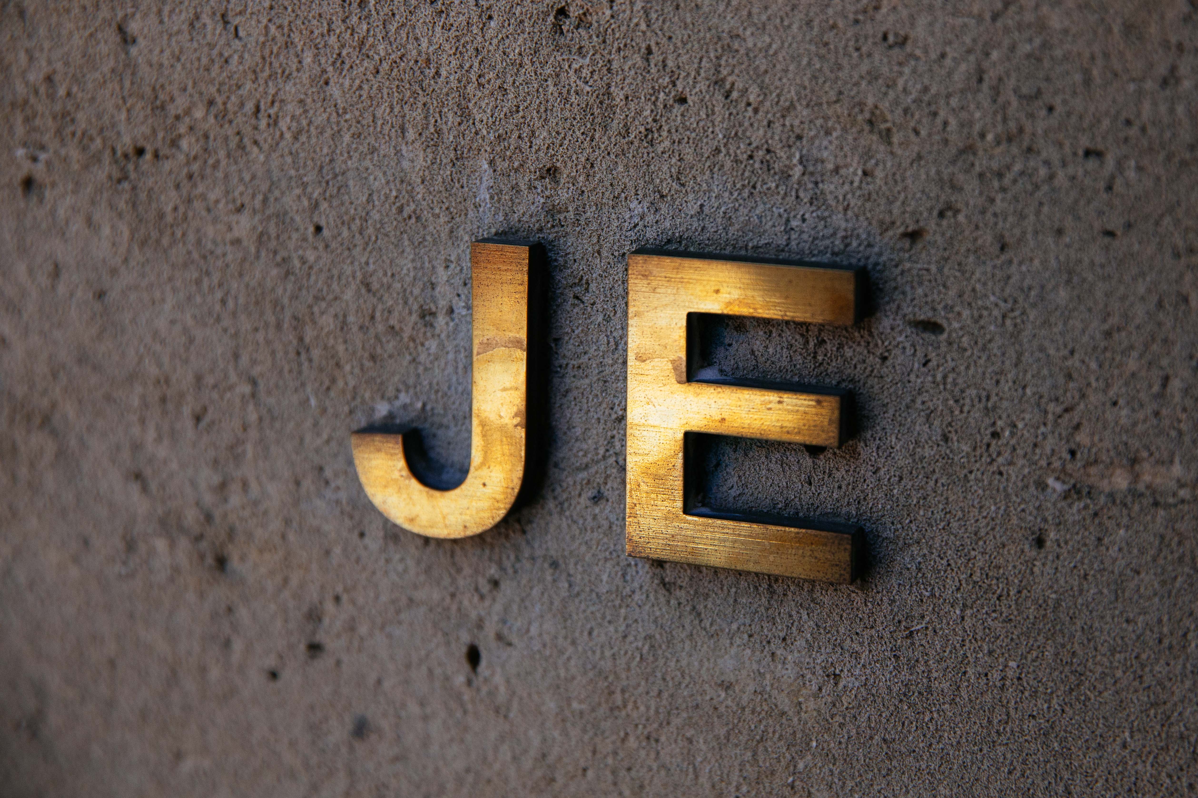 NEW YORK, NY - JULY 15: A monogram on the exterior of the residence owned by Jeffrey Epstein on the Upper East Side is seen on July 15, 2019 in New York City. (Photo by Kevin Hagen/Getty Images)