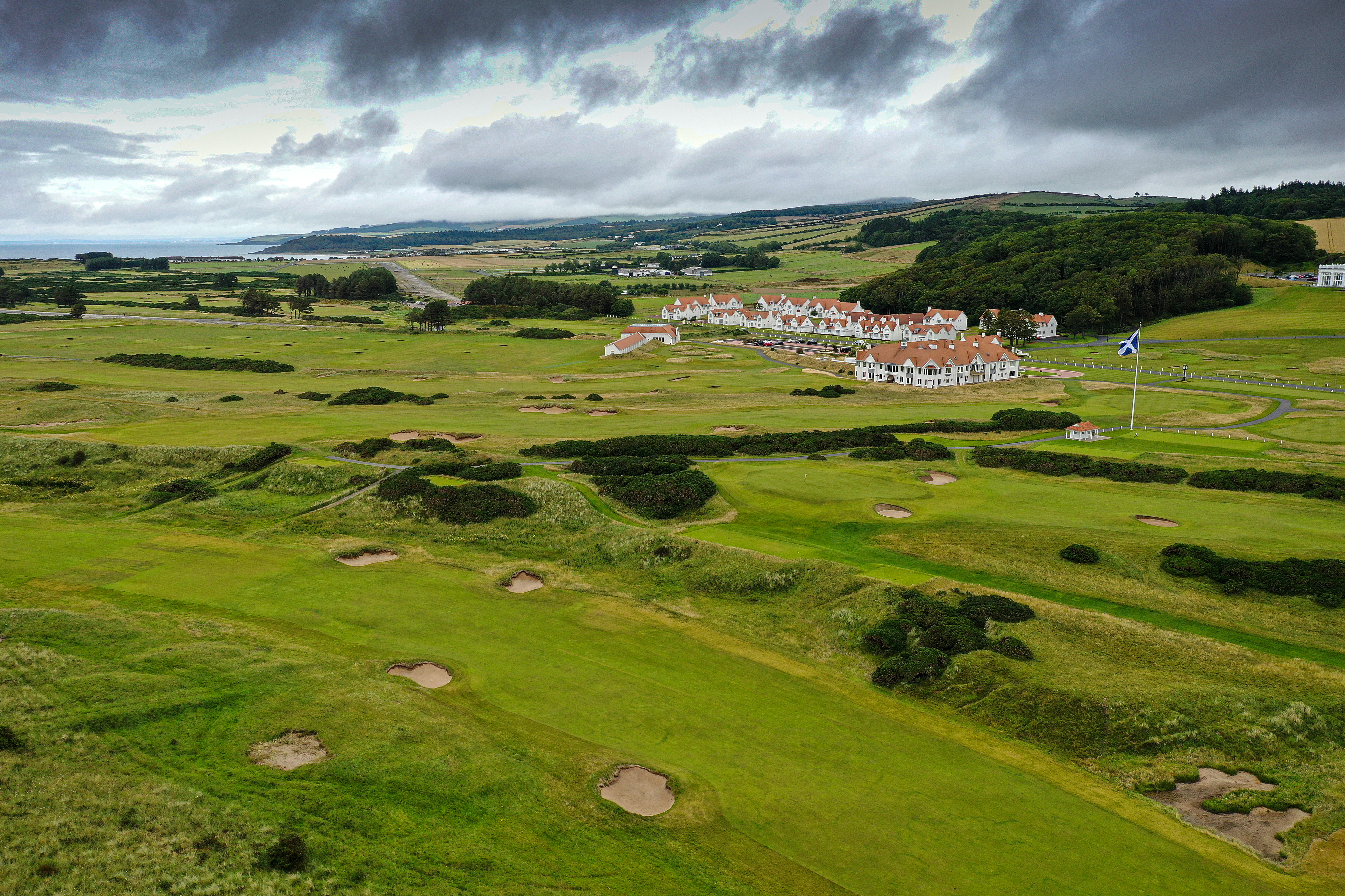 A general view of Trump Hotel and golf course on June 14, 2020 in Turnberry, Scotland. (Photo: Jeff J Mitchell/Getty Images)