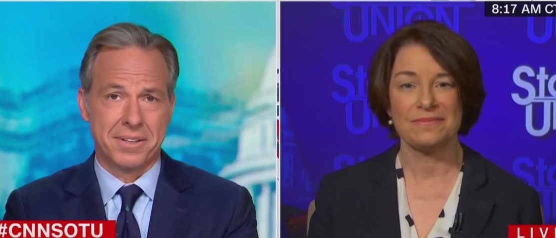 Jake Tapper Presses Klobuchar On 2016 SCOTUS Statement: 'If The Constitution Was Clear Then …