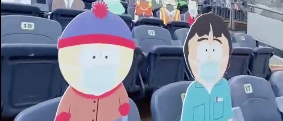 Denver Broncos use 'South Park' cutouts to fill stadium against Bucs