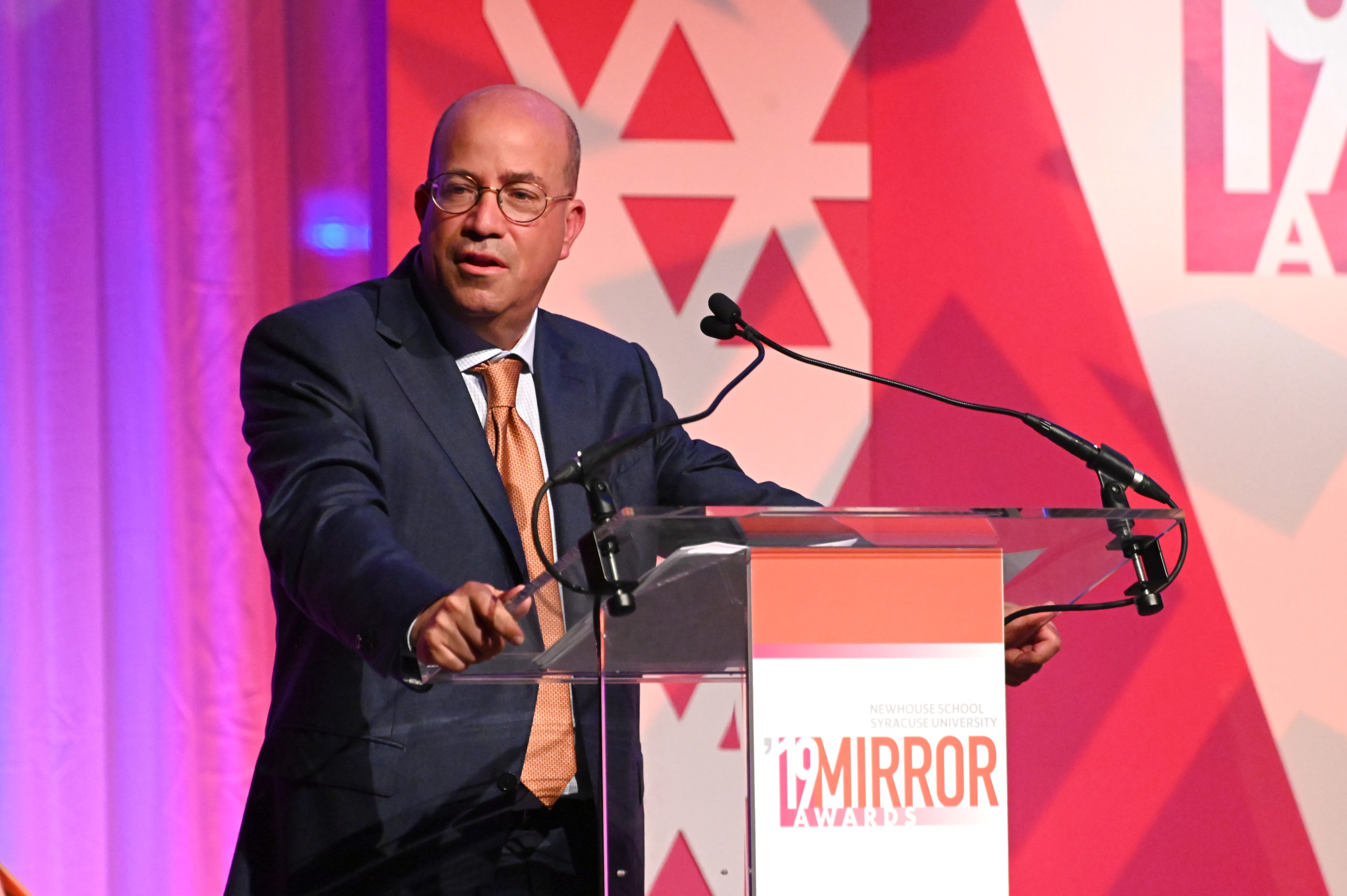 President CNN Worldwide, Jeff Zucker speaks at the 2019 Mirror Awards at Cipriani 42nd Street on June 13, 2019 in New York City. (Mike Coppola/Getty Images)