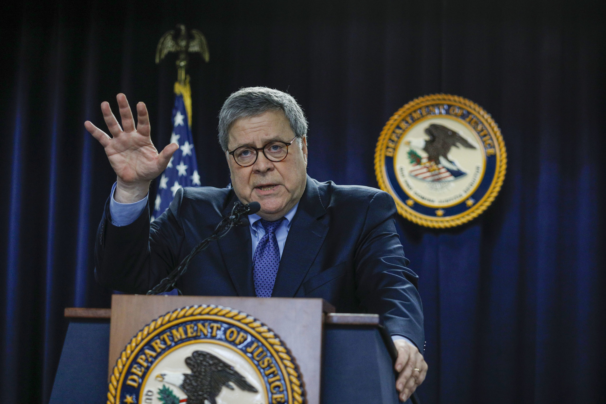 Attorney General William Barr, pictured in December 2019, ordered the Federal Bureau of Prisons in July 2019 to resume executions. (Bill Pugliano/Getty Images)