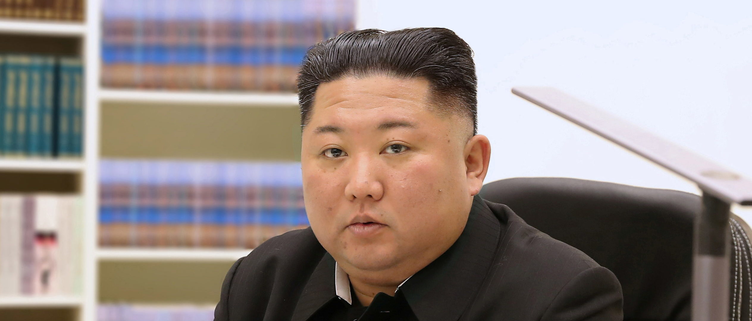 North Korean leader Kim Jong Un pens a letter to all people on New Year's day in this photo supplied by North Korea's Korean Central News Agency (KCNA) on December 31, 2020. KCNA/via REUTERS