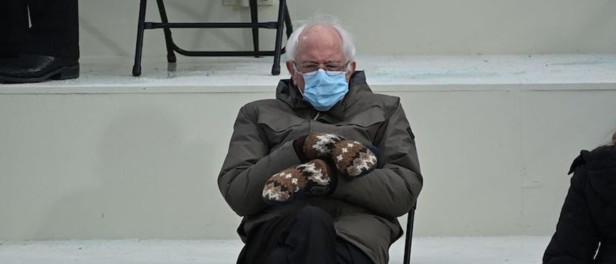 WALL: Bernie Sanders’ Inauguration Day Mittens Show Failures Of Big ...