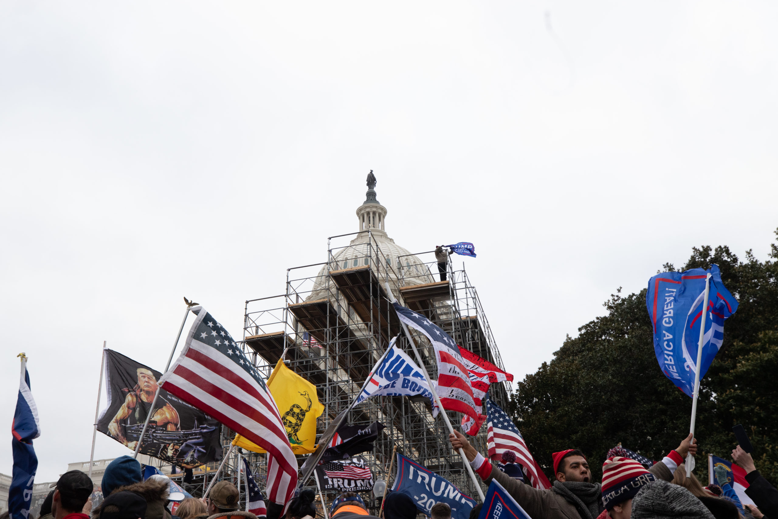 Pro-President Donald Trump supporters gathered at the U.S. Capitol building for a “stop the steal” protest in Washington, D.C. on Jan. 6, 2021. (Kaylee Greenlee – Daily Caller News Foundation)