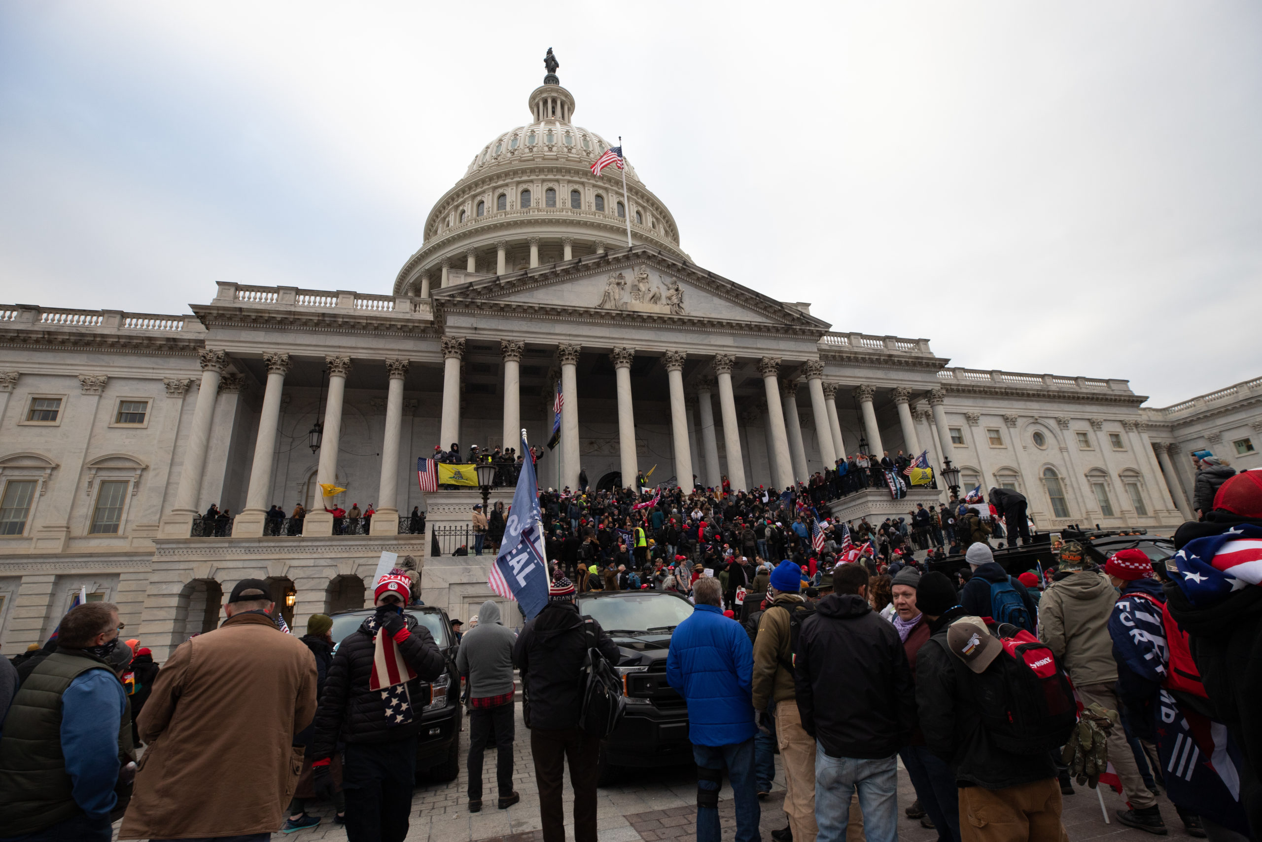 Trump supporters storm the Capitol building in Washington D.C. on Wednesday. (Kaylee Greenlee/Daily Caller News Foundation)