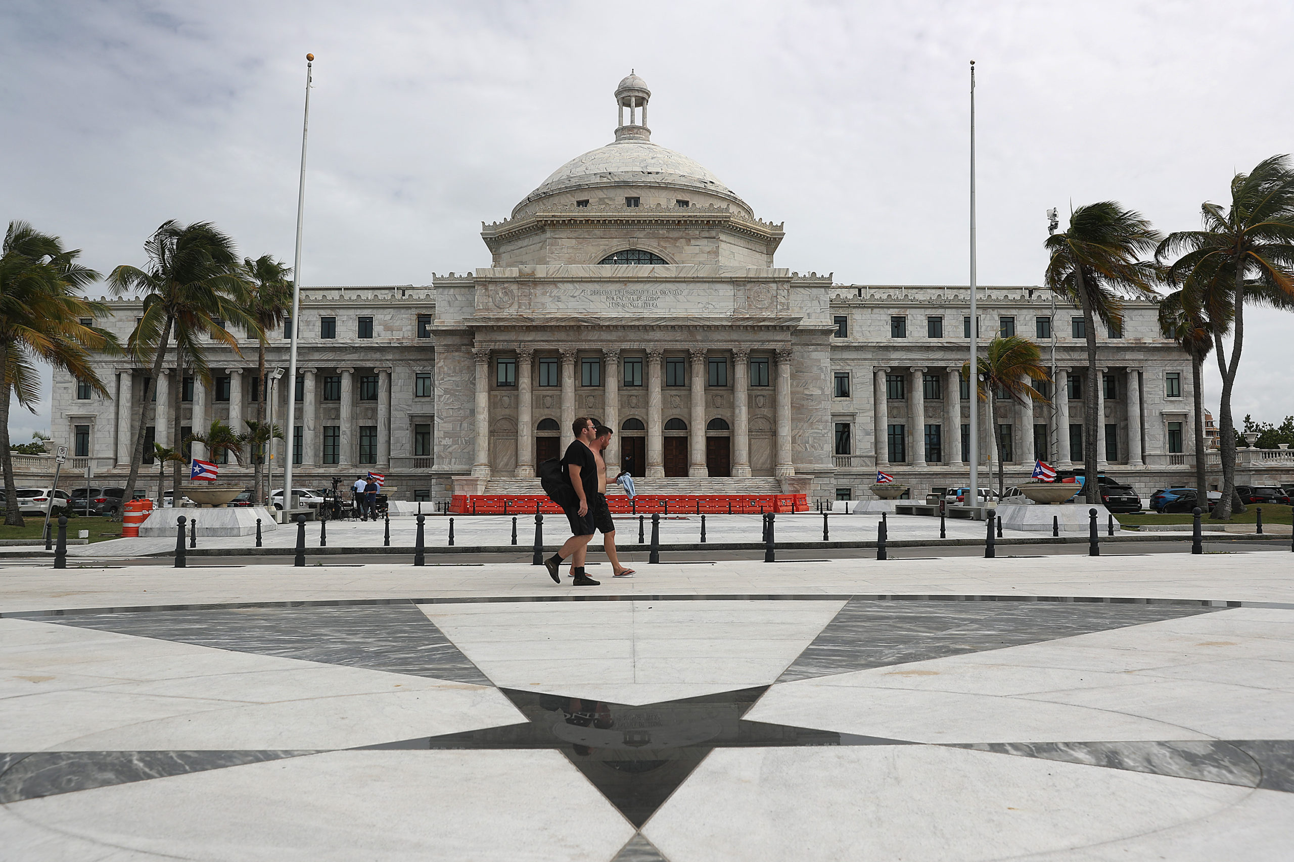 The Puerto Rican Capitol building is pictured in Old San Juan, Puerto Rico in 2019. (Joe Raedle/Getty Images)