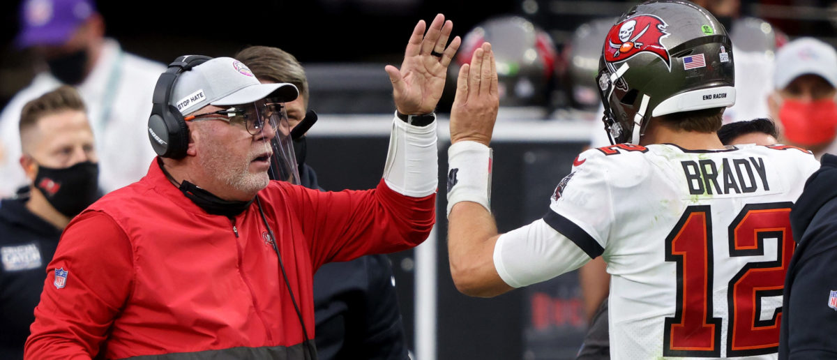 Tampa Bay Buccaneers Head Coach Bruce Arians Thinks New Uniforms Resemble Super  Bowl XXXVII Set – SportsLogos.Net News