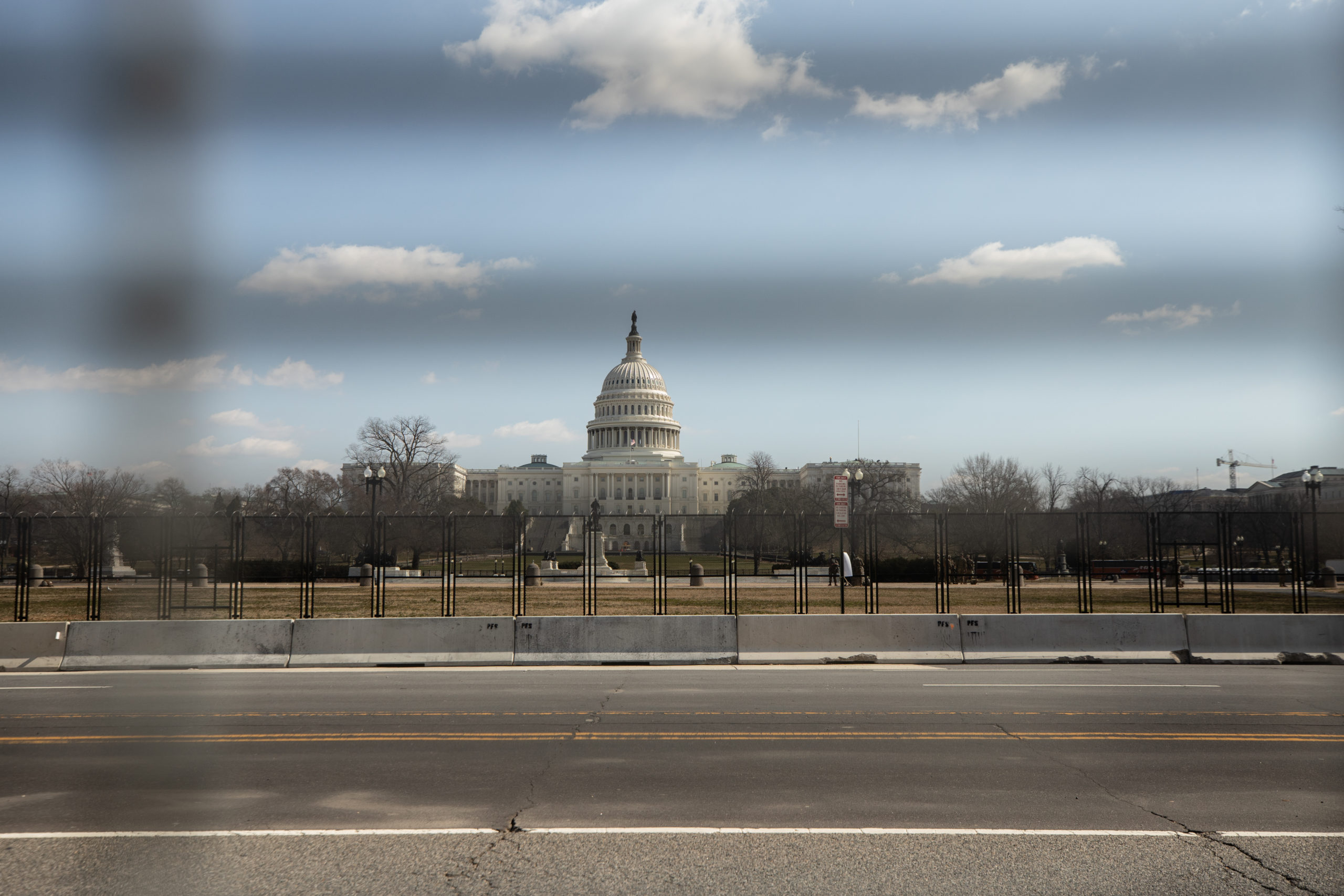 The National Guard maintained a heavy presence after a potential attack by an unnamed militia group was reported by the U.S. Capitol Police in Washington, D.C. on March 4, 2021. (Kaylee Greenlee - Daily Caller News Foundation)