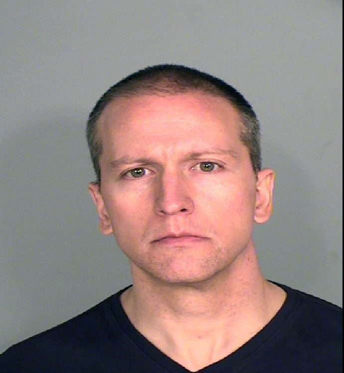  In this handout provided by Ramsey County Sheriff's Office, former Minneapolis police officer Derek Chauvin poses for a mugshot after being charged in the death of George Floyd. (Photo by Ramsey County Sheriff's Office via Getty Images)