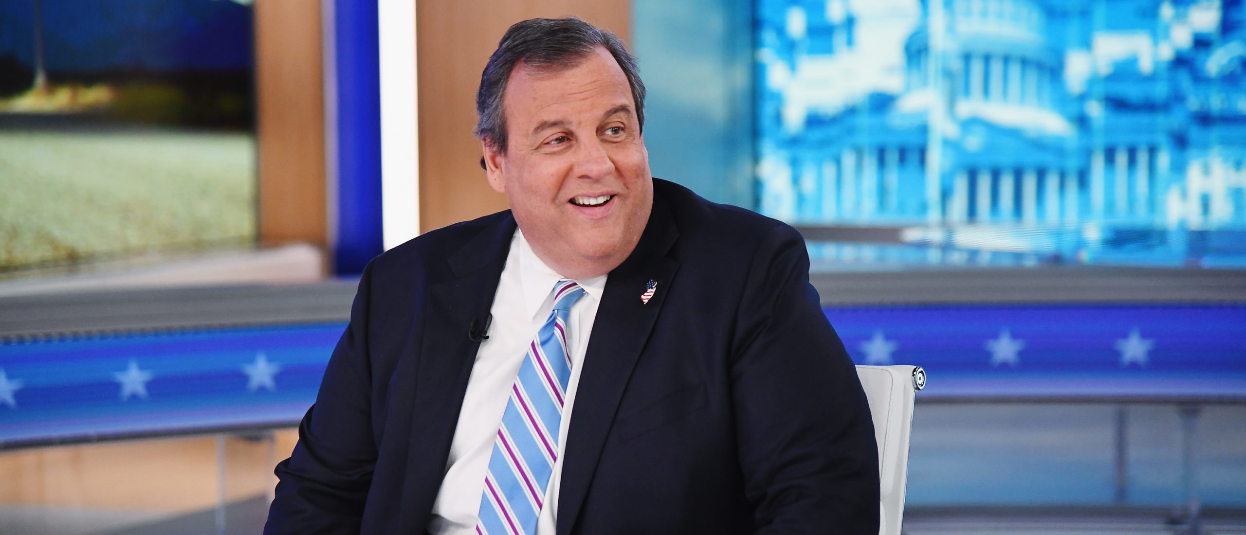 NEW YORK, NEW YORK - JANUARY 30: Former Governor Of New Jersey Chris Christie visits "The Daily Briefing With Dana Perino" at Fox News Channel Studios on January 30, 2019 in New York City. (Photo by Nicholas Hunt/Getty Images)