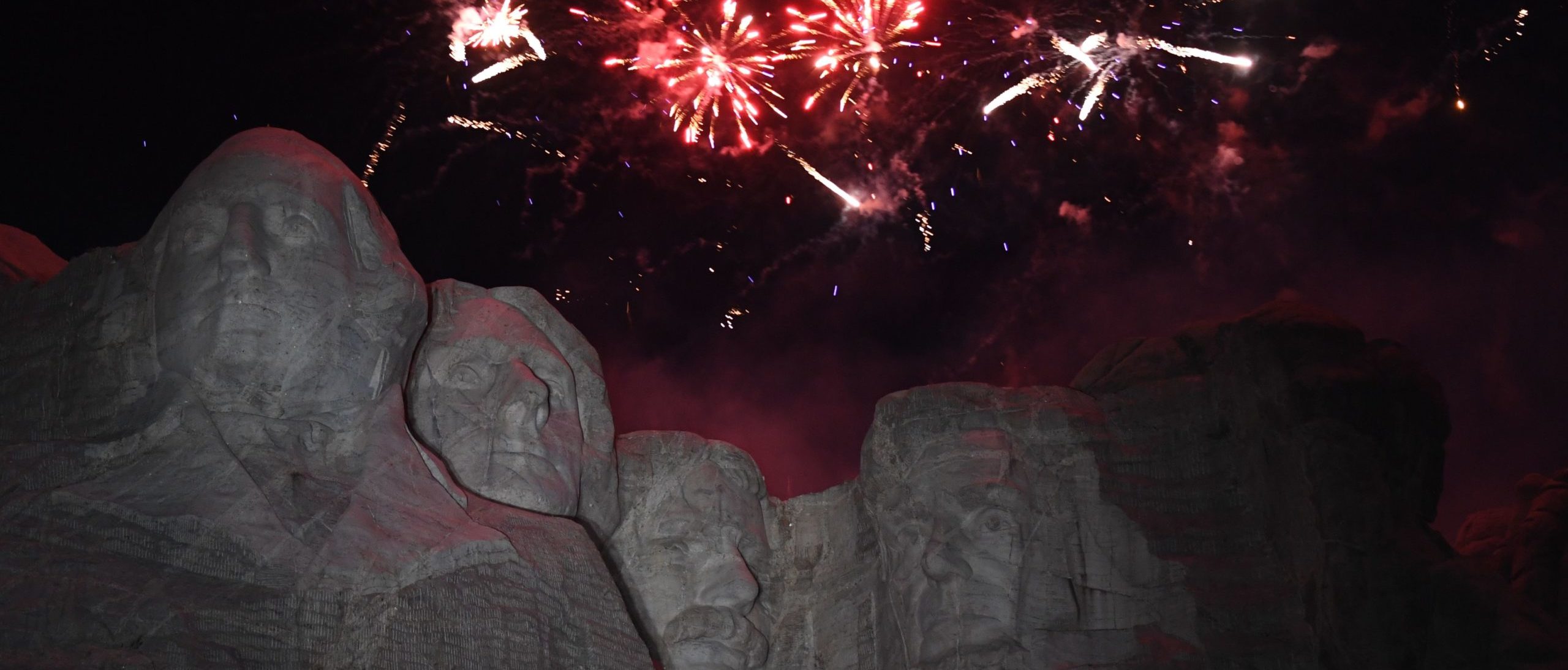 Fireworks explode above the Mount Rushmore National Monument during an Independence Day event attended by the US president in Keystone, Fireworks explode above the Mount Rushmore National Monument during an Independence Day event attended by the US president in Keystone, South Dakota, July 3, 2020. (Photo by SAUL LOEB / AFP) (Photo by SAUL LOEB/AFP via Getty Images) Dakota, July 3, 2020. (Photo by SAUL LOEB / AFP) (Photo by SAUL LOEB/AFP via Getty Images)