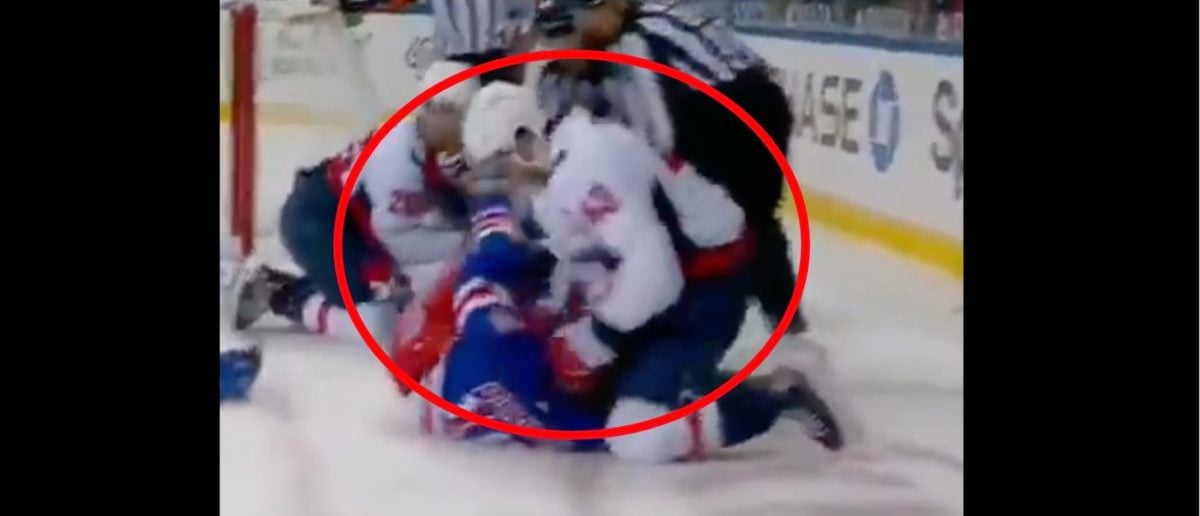 Tom Wilson Slams Artemi Panarin In Brutally Violent Fashion The Daily