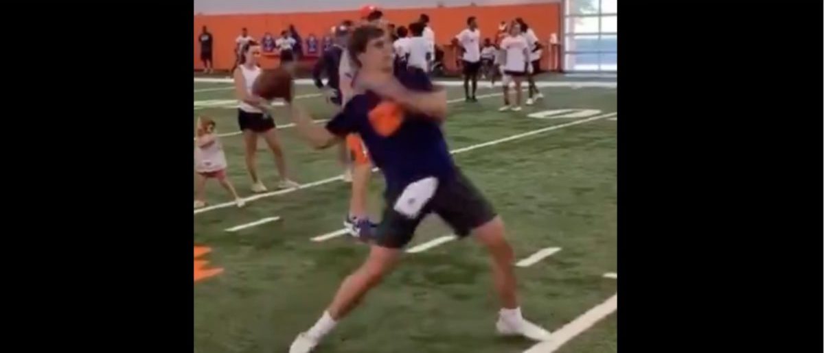 Arch Manning Goes Viral For Insane Throw While At Clemson The Daily Caller