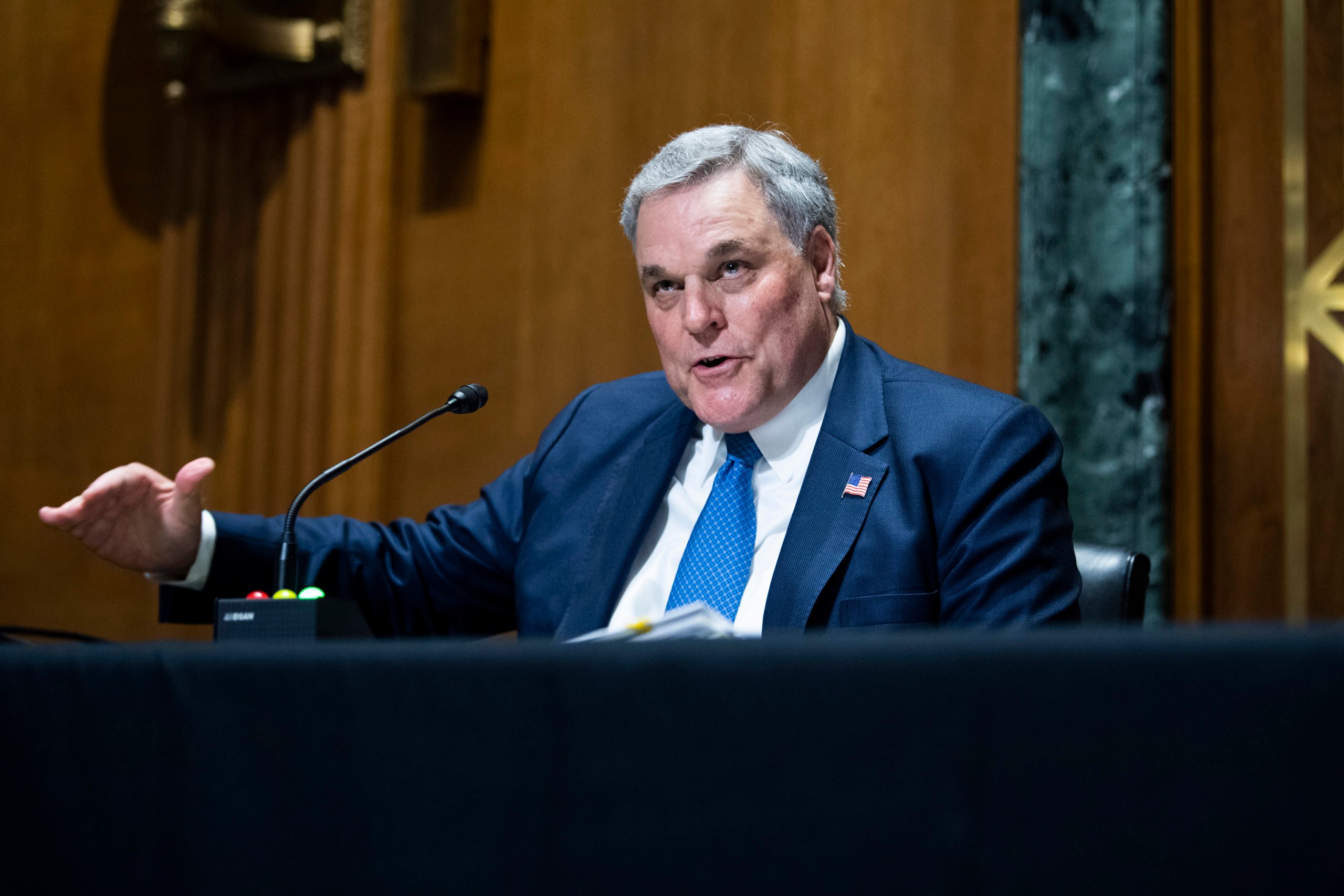 IRS Commissioner Charles Rettig testifies to Senate. (Photo by Tom Williams-Pool/Getty Images)