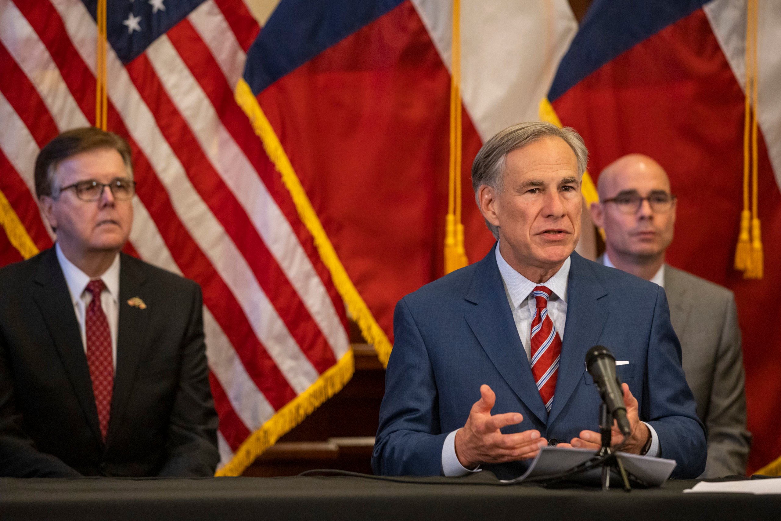 Gov. Greg Abbott, a strong supporter of Senate Bill 7, has vowed to call the legislature back into session to pass it. (Lynda M. Gonzalez-Pool/Getty Images)