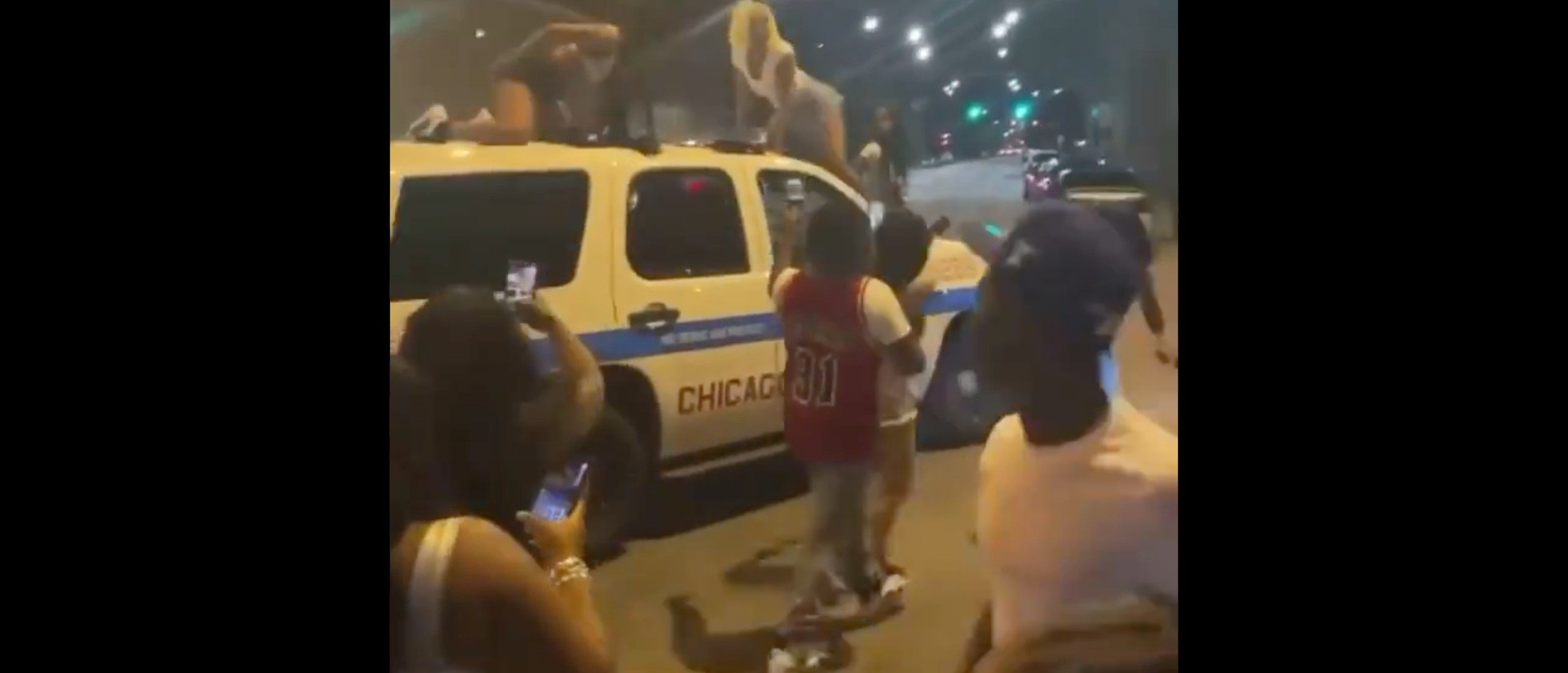 Scandalous Video Shows Three Women Twerking On Top Of Moving Police Car The Daily Caller