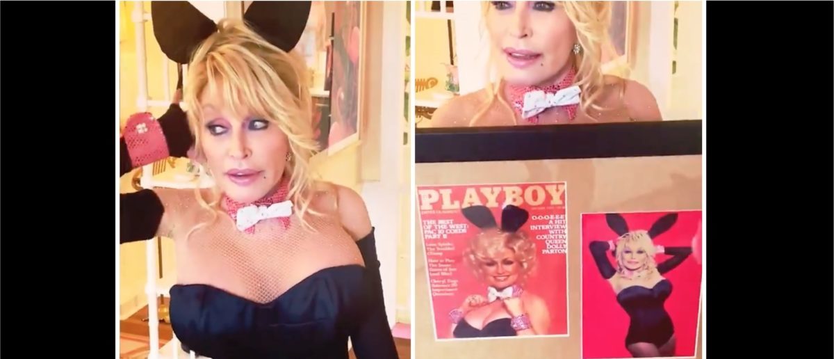Dolly Parton Dresses As A Playboy Bunny For Her Husband’s Birthday, Recreat...