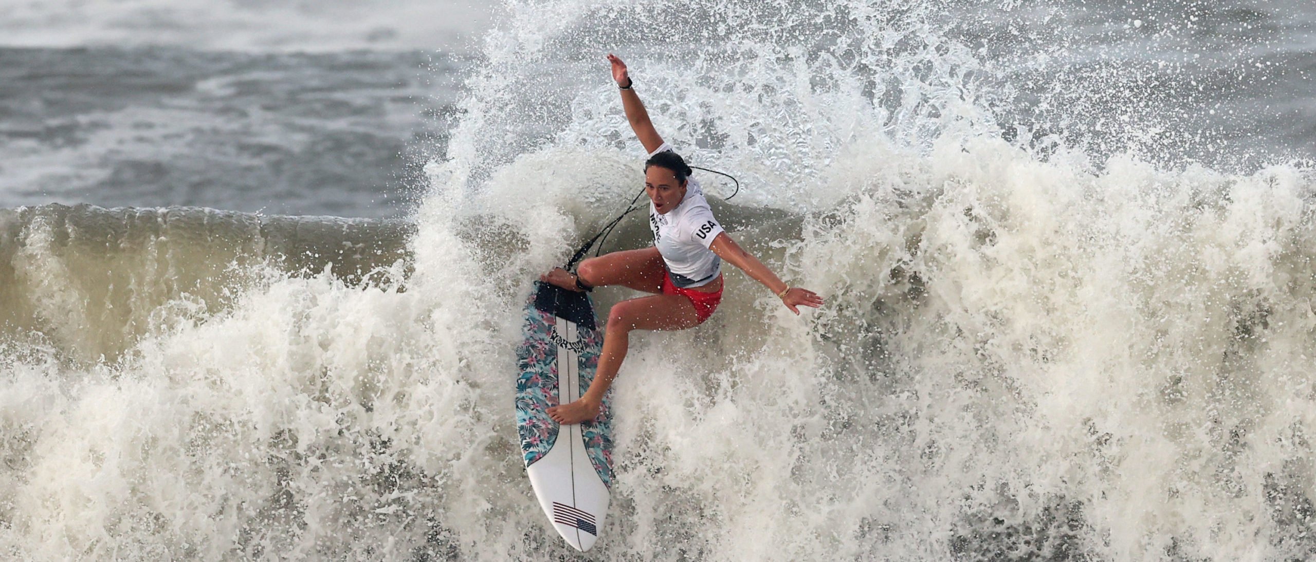 Surfers In Tokyo Olympics Get Powerful Waves From Approaching Typhoon