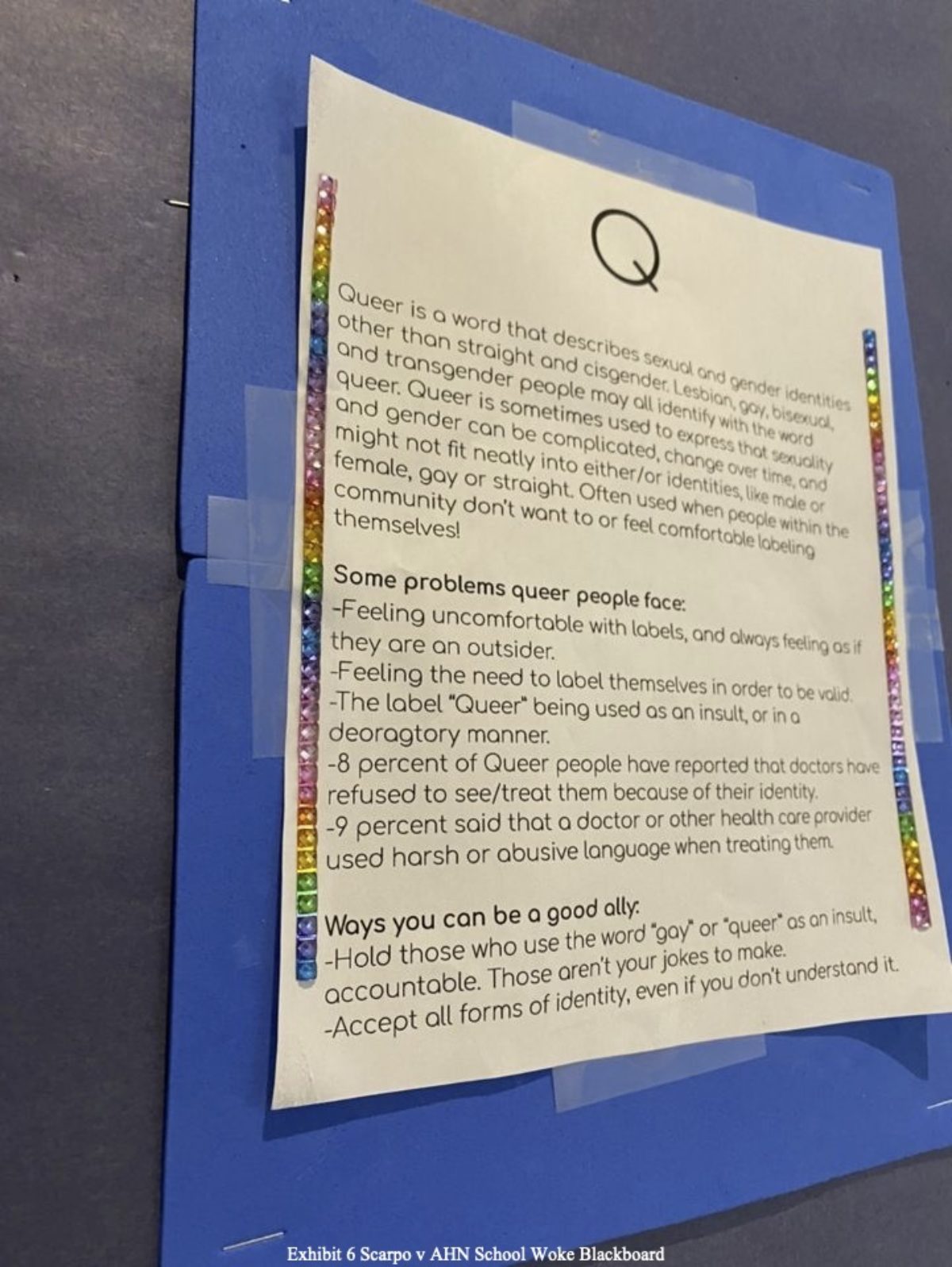 AHN LGBTQ+ Bulletin Board (Q)
