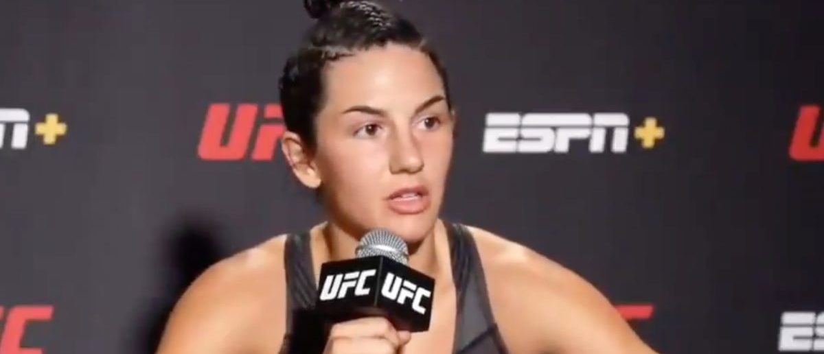 UFC Fighter Cheyanne Buys Fights Back Her Emotions After Earning A ...