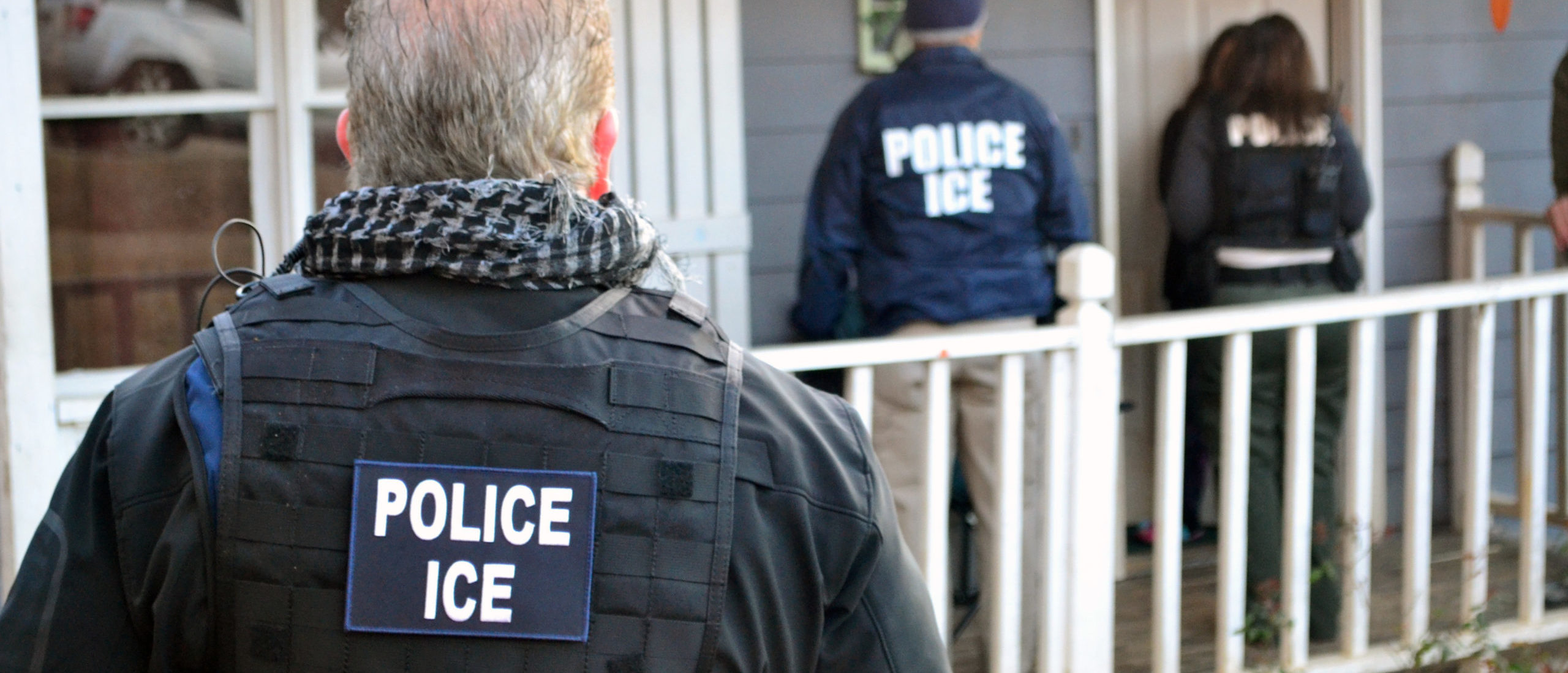 ATLANTA, GA - FEBRUARY 9: In this handout provided by U.S. Immigration and Customs Enforcement, Foreign nationals were arrested this week during a targeted enforcement operation conducted by U.S. Immigration and Customs Enforcement (ICE) aimed at immigration fugitives, re-entrants and at-large criminal aliens February 9, 2017 in Atlanta, Georgia. (Photo by Bryan Cox/U.S. Immigration and Customs Enforcement via Getty Images)