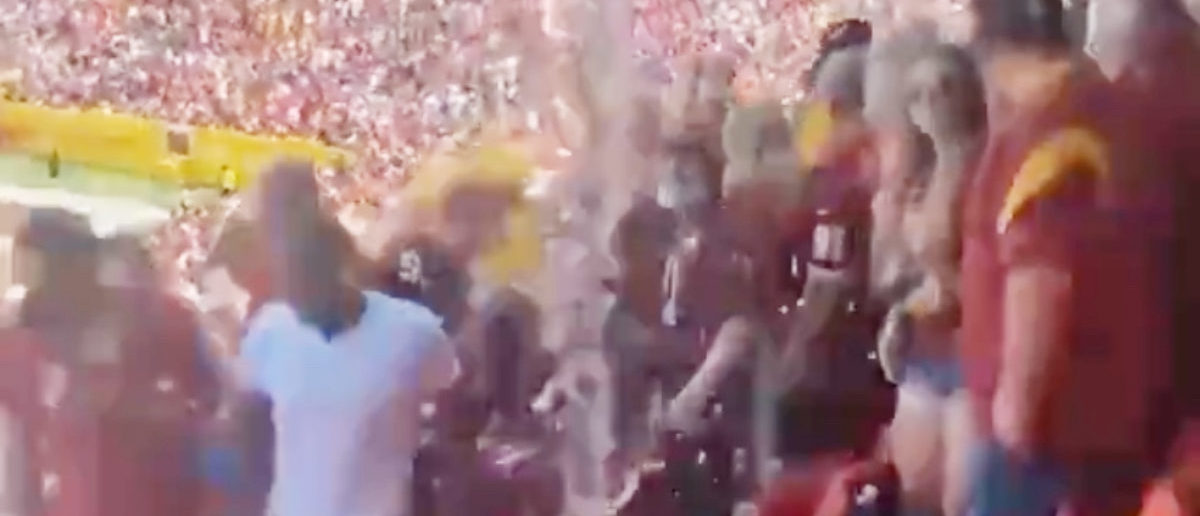 FedEx Field Crowd Gets Dumped on During WFT vs Seahawks