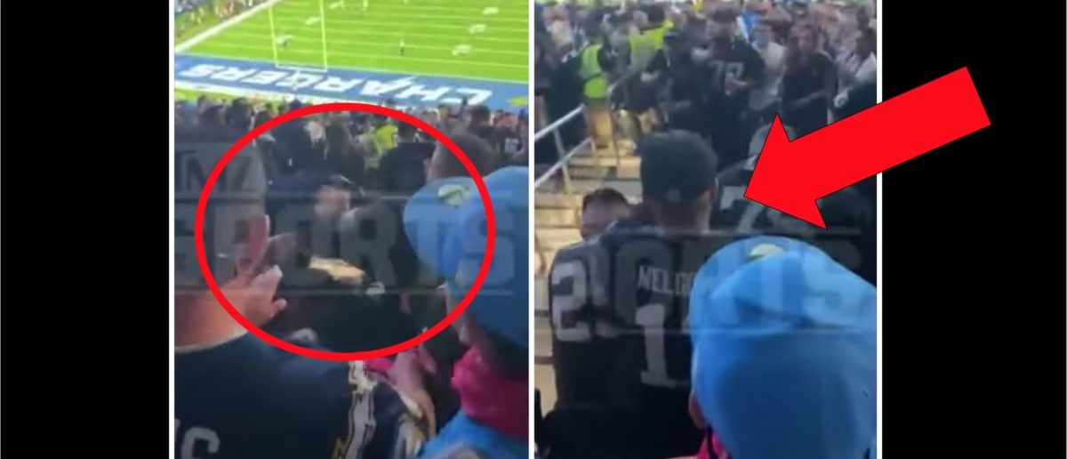 Raiders fan thrown down steps during vicious fight at Chargers game