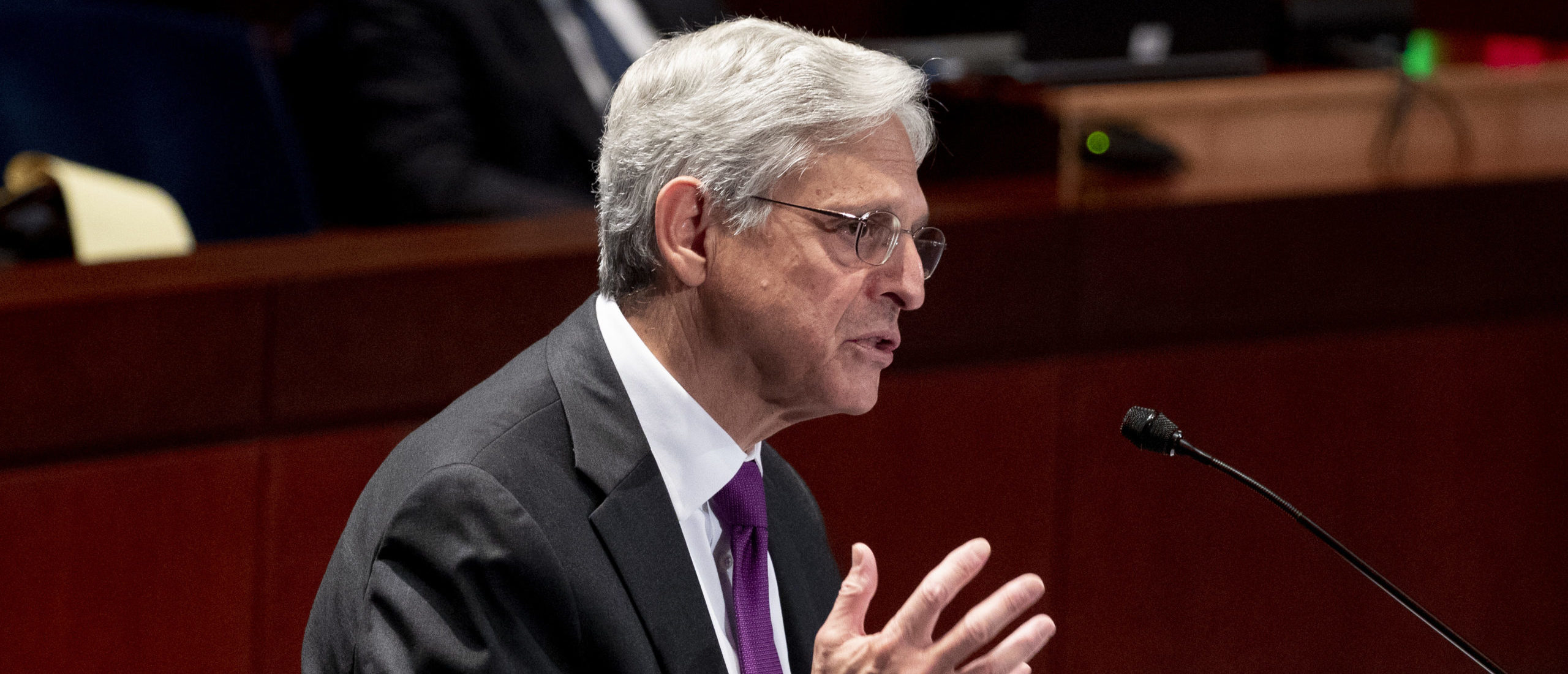 Attorney General Merrick Garland testifies before the House Judiciary Committee during an oversight hearing on the U.S. Department of Justice on Capitol Hill on October 21, 2021 in Washington, DC. (Photo by Michael Reynolds-Pool/Getty Images)