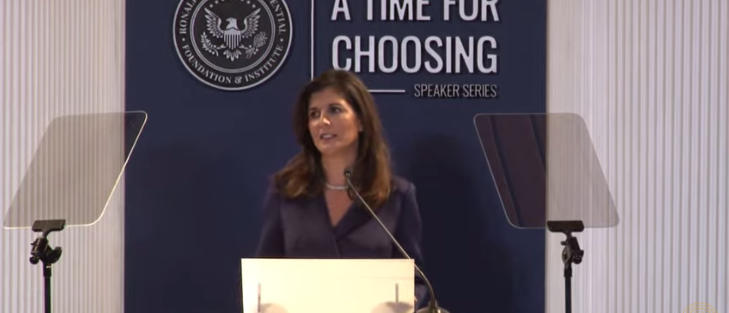 ‘Democrats Don’t Even Believe In America’: Nikki Haley Goes After Liberals In Reagan Library Speech thumbnail